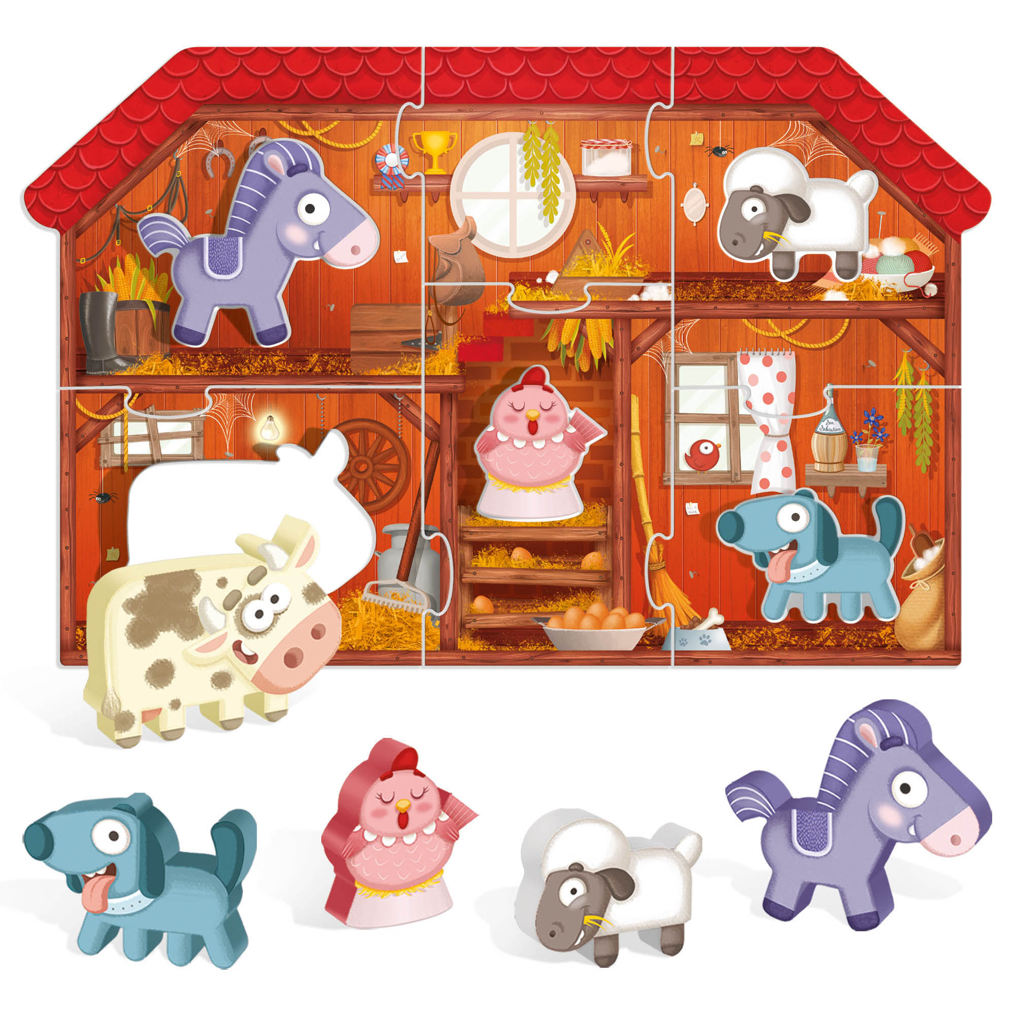 Headu – Montessori pirmoji dėlionė „Ūkis“ - Image 2
