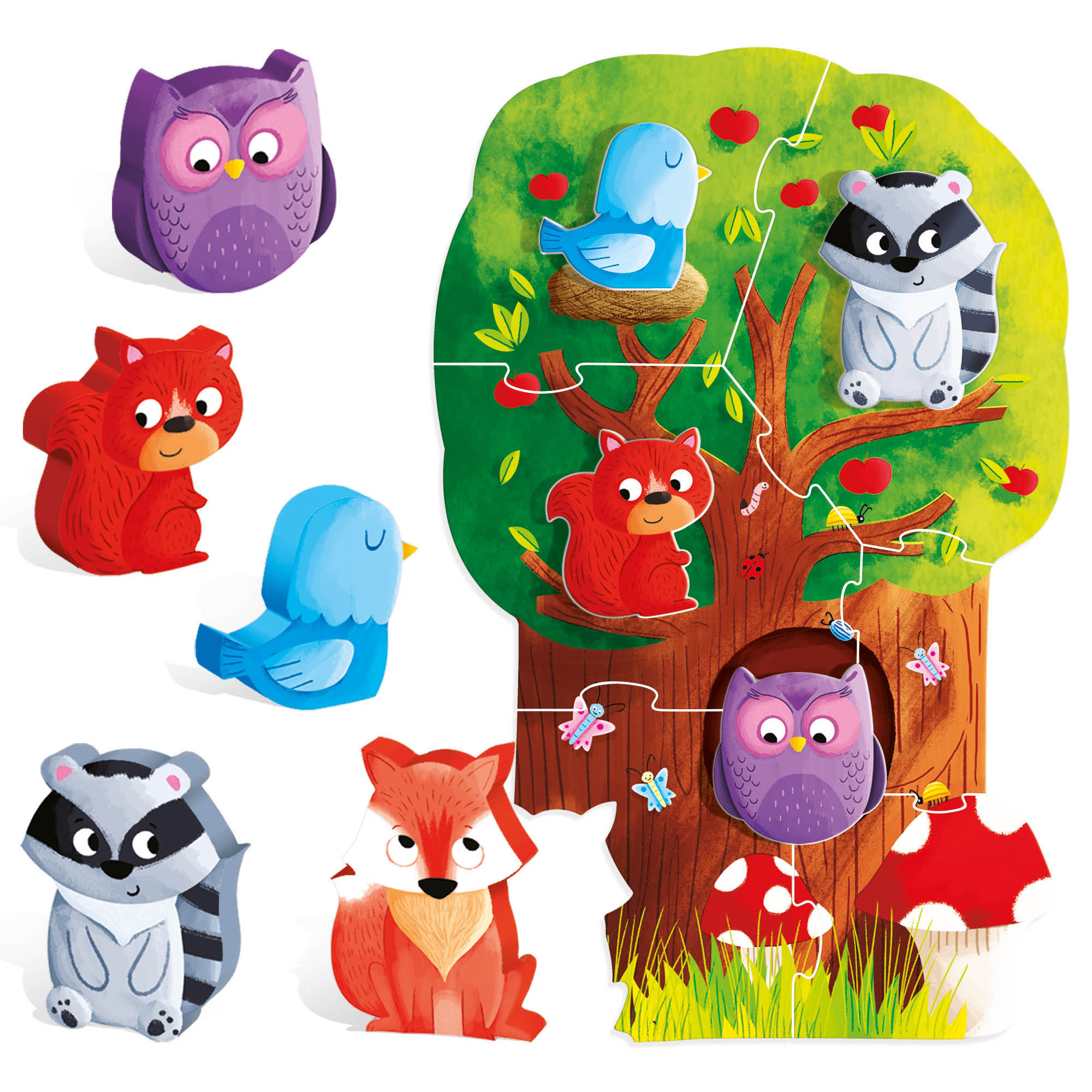 Headu - Montessori pirmoji dėlionė „Miškas“ - Image 2