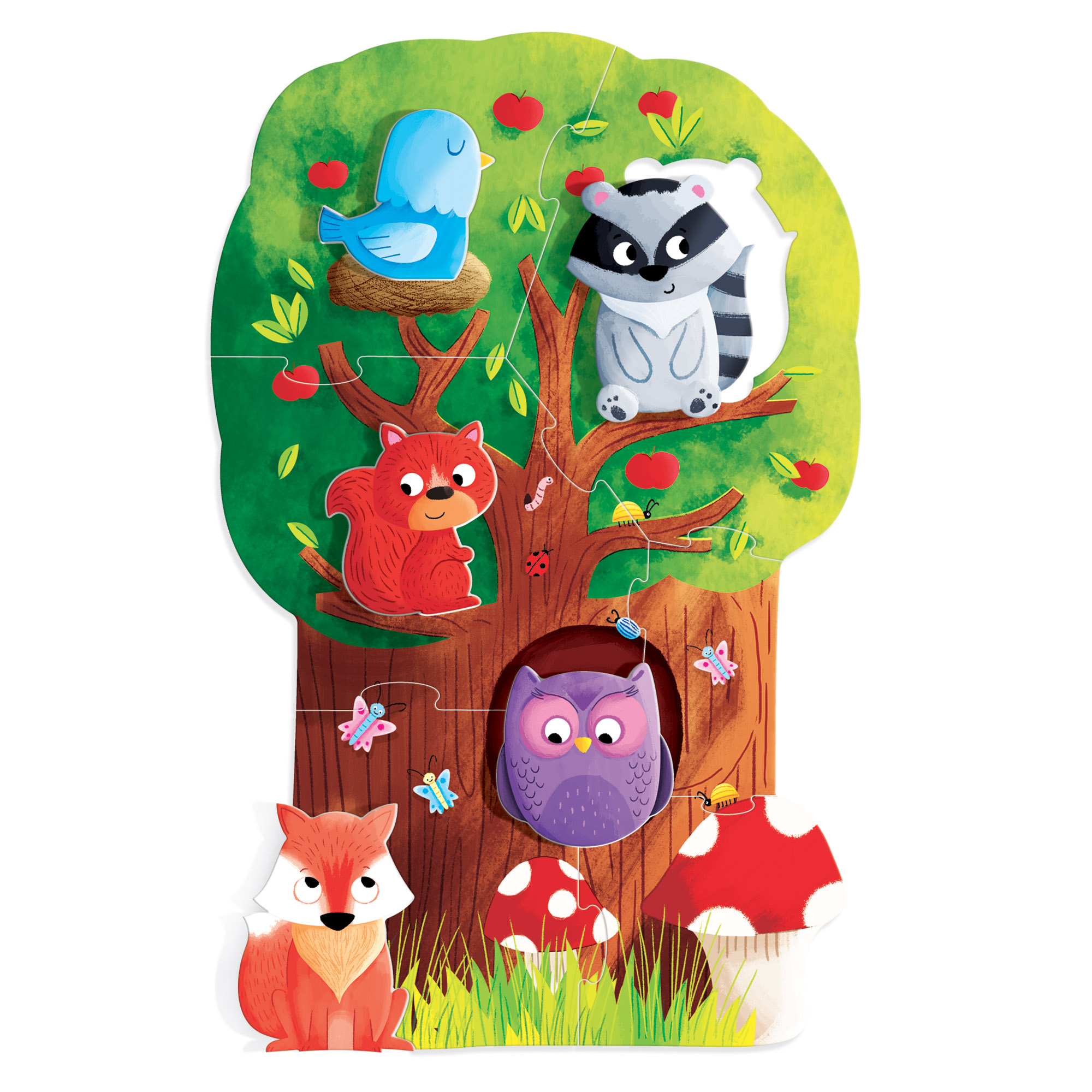 Headu - Montessori pirmoji dėlionė „Miškas“ - Image 3