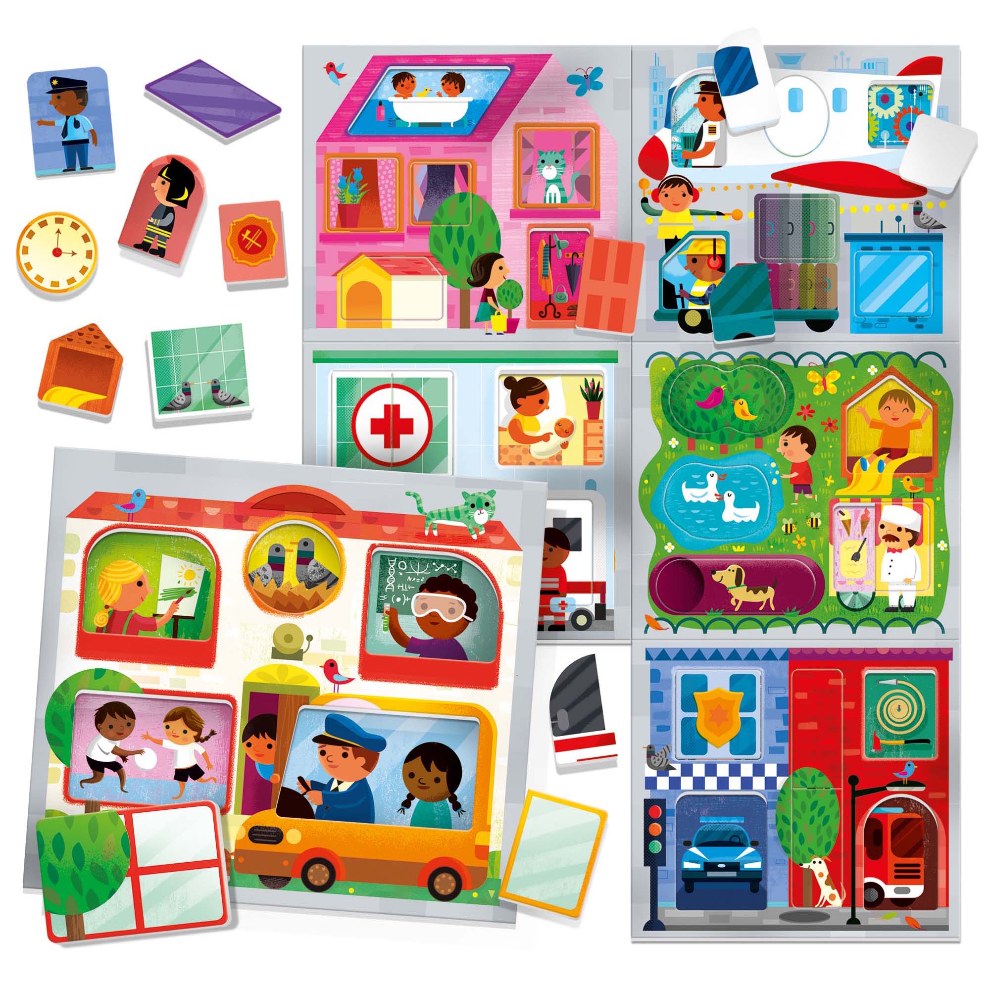 Headu – Montessori rinkinys „Miestas“ - Image 2