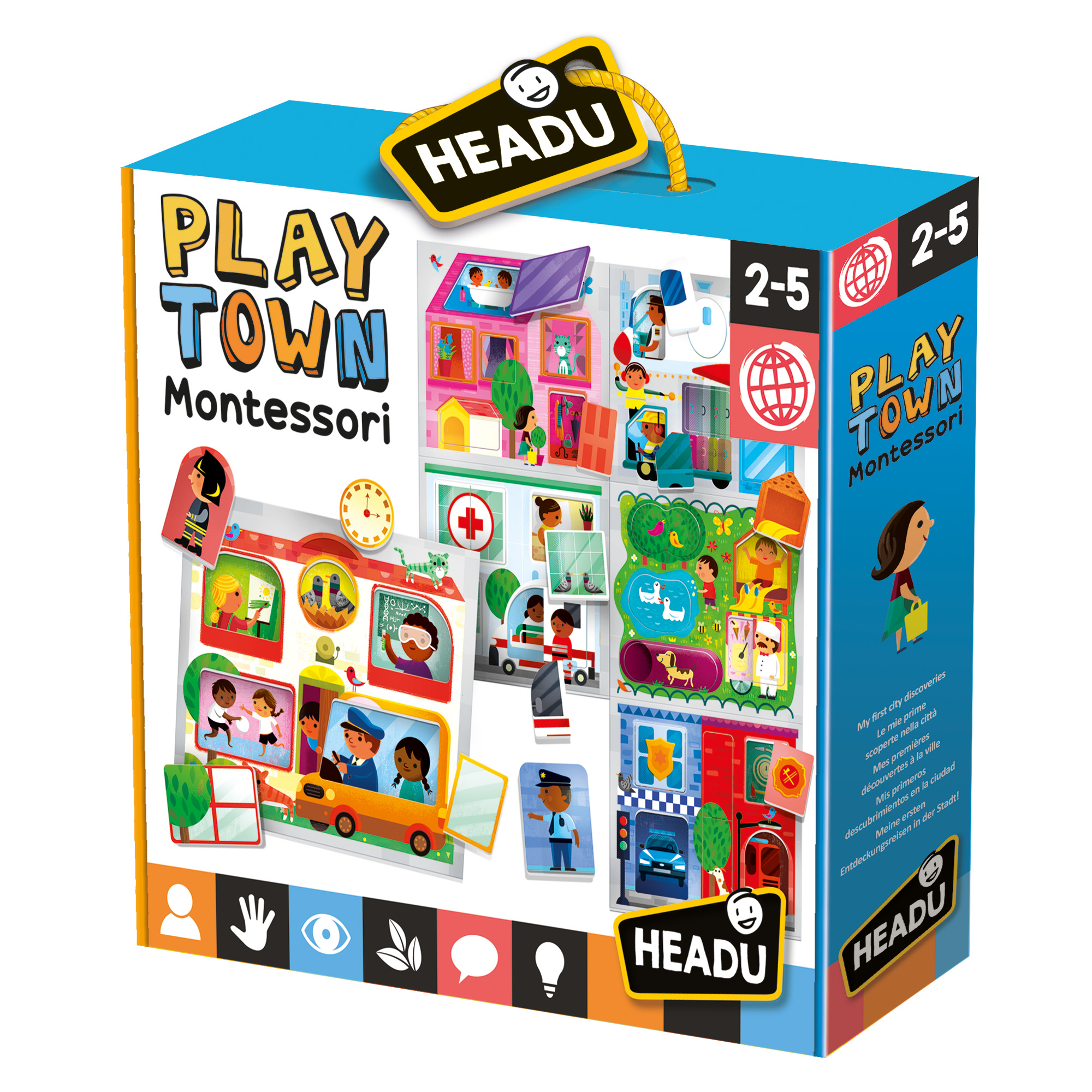 Headu – Montessori rinkinys „Miestas“