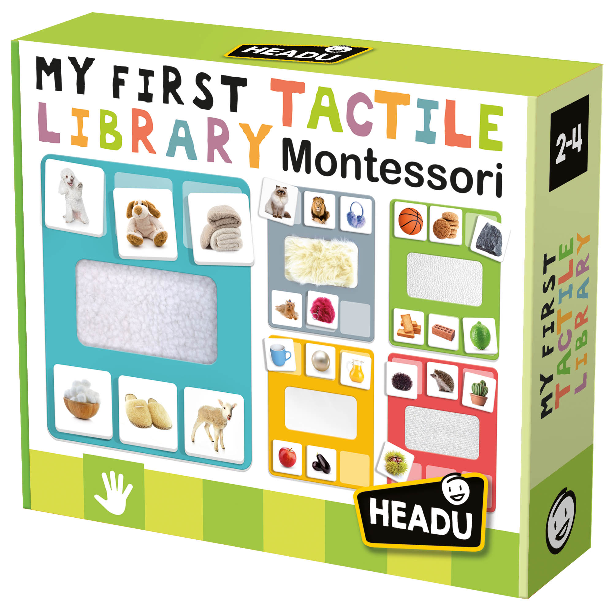 Headu – Montessori žaidimas „Lytėjimo biblioteka“