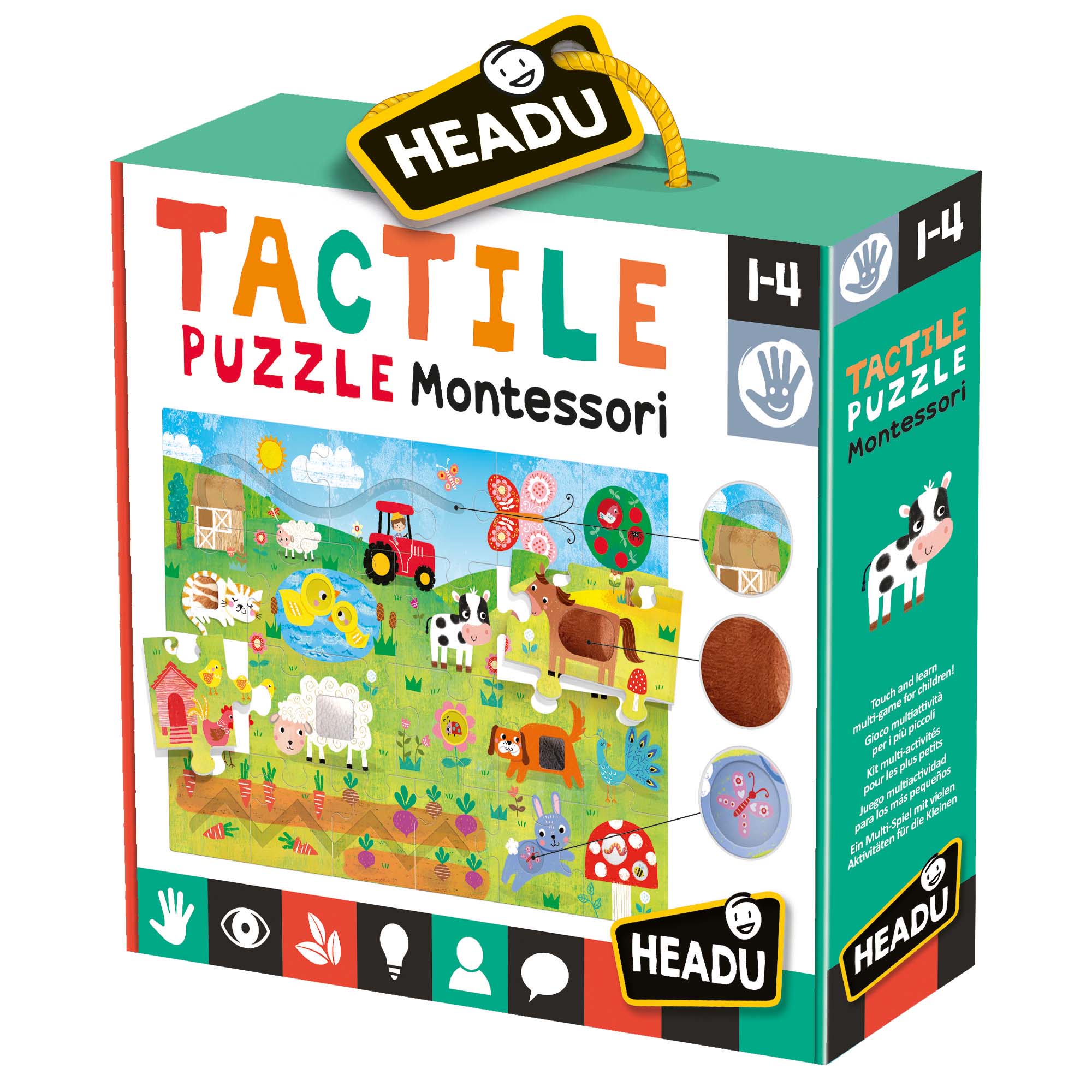 Headu – Montessori lytėjimą lavinanti dėlionė