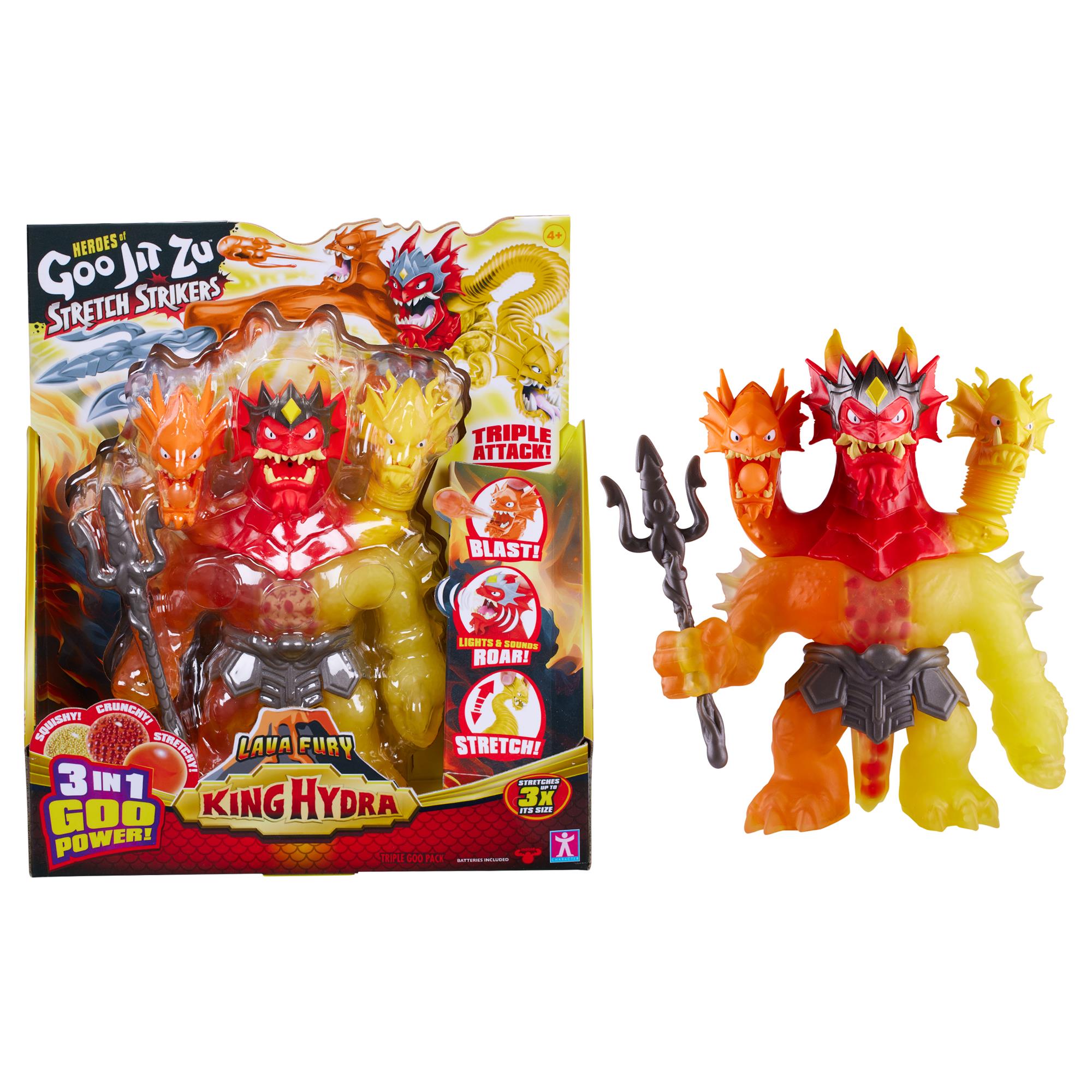 Heroes of Goo Jit Zu – Figūrėlė su šviesomis ir garsais Stretch Strikers karalius Hydra - Image 6