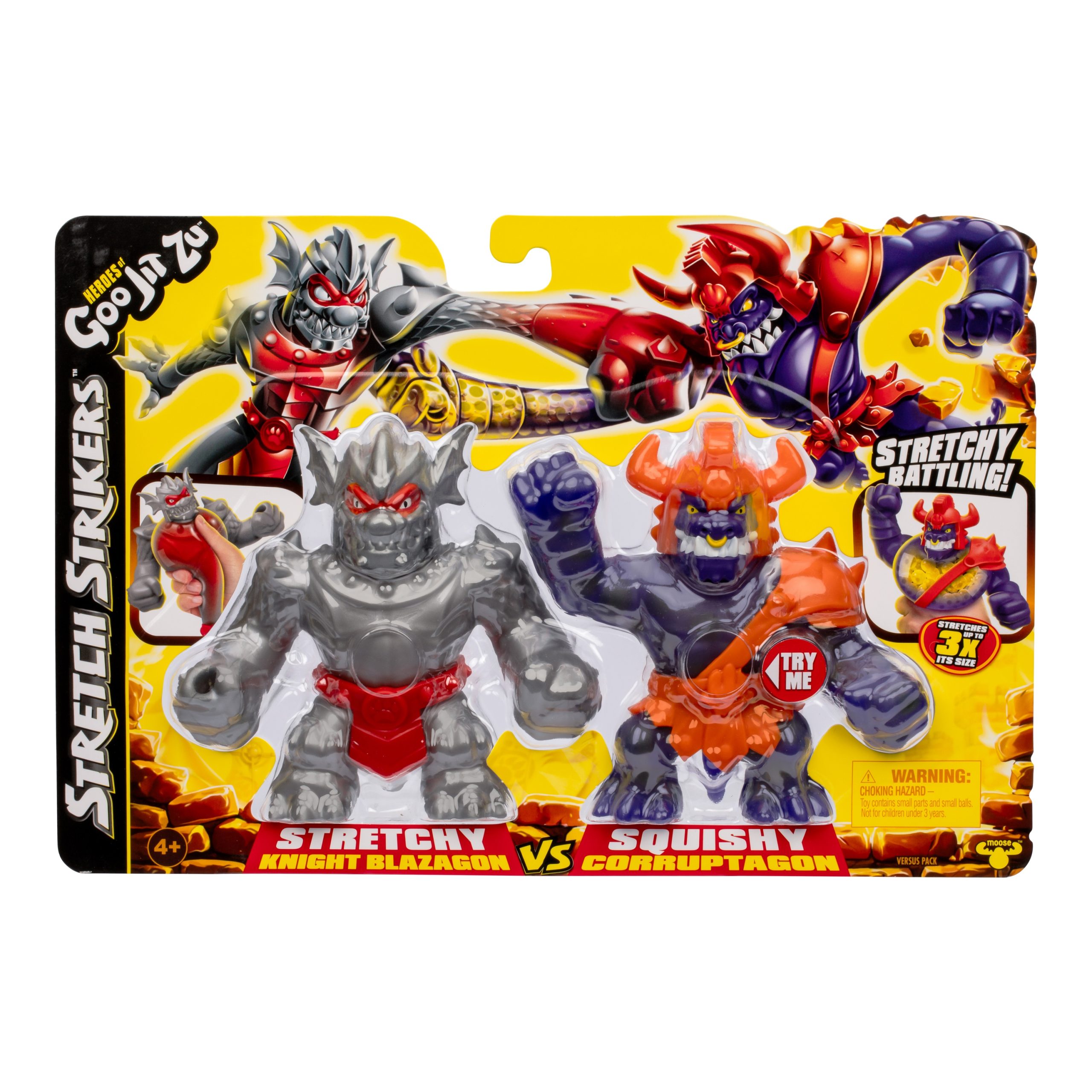 Heroes of Goo Jit Zu – Figūrėlės „Stretch Strikers“, 2 vnt.