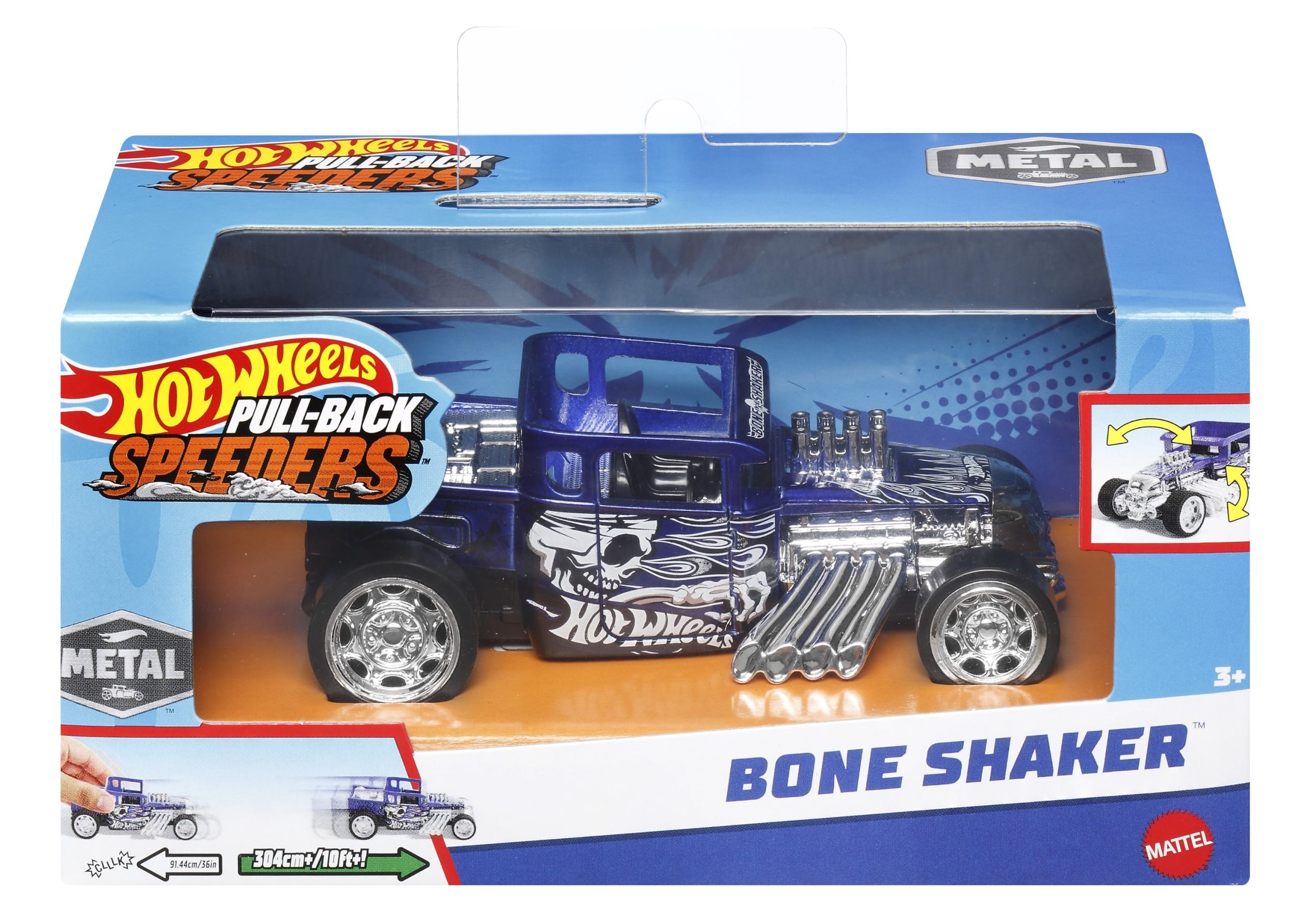 Hot Wheels - Automodeliukas Patrauk ir važiuok, HPR70 - Image 2