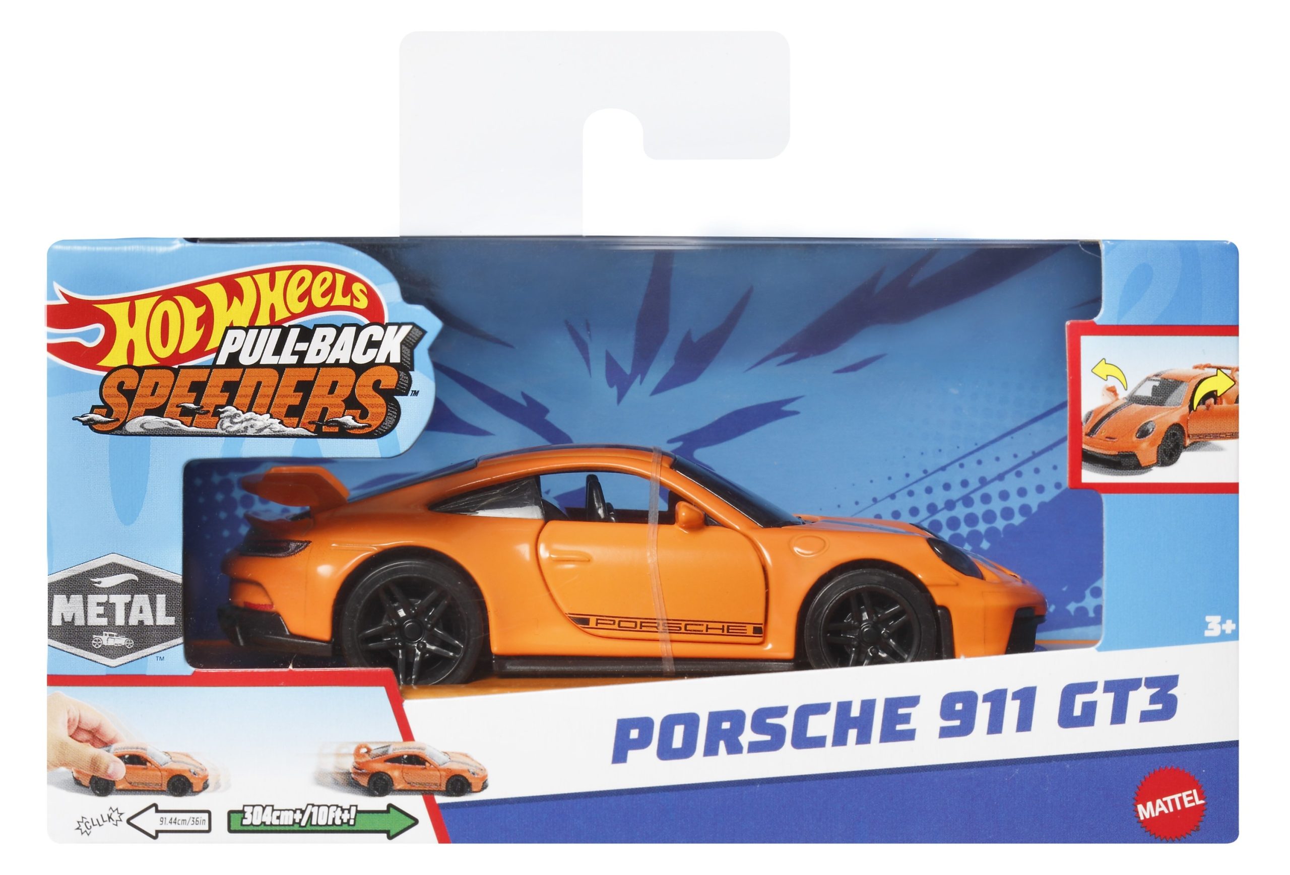 Hot Wheels - Automodeliukas Patrauk ir važiuok, HPR70