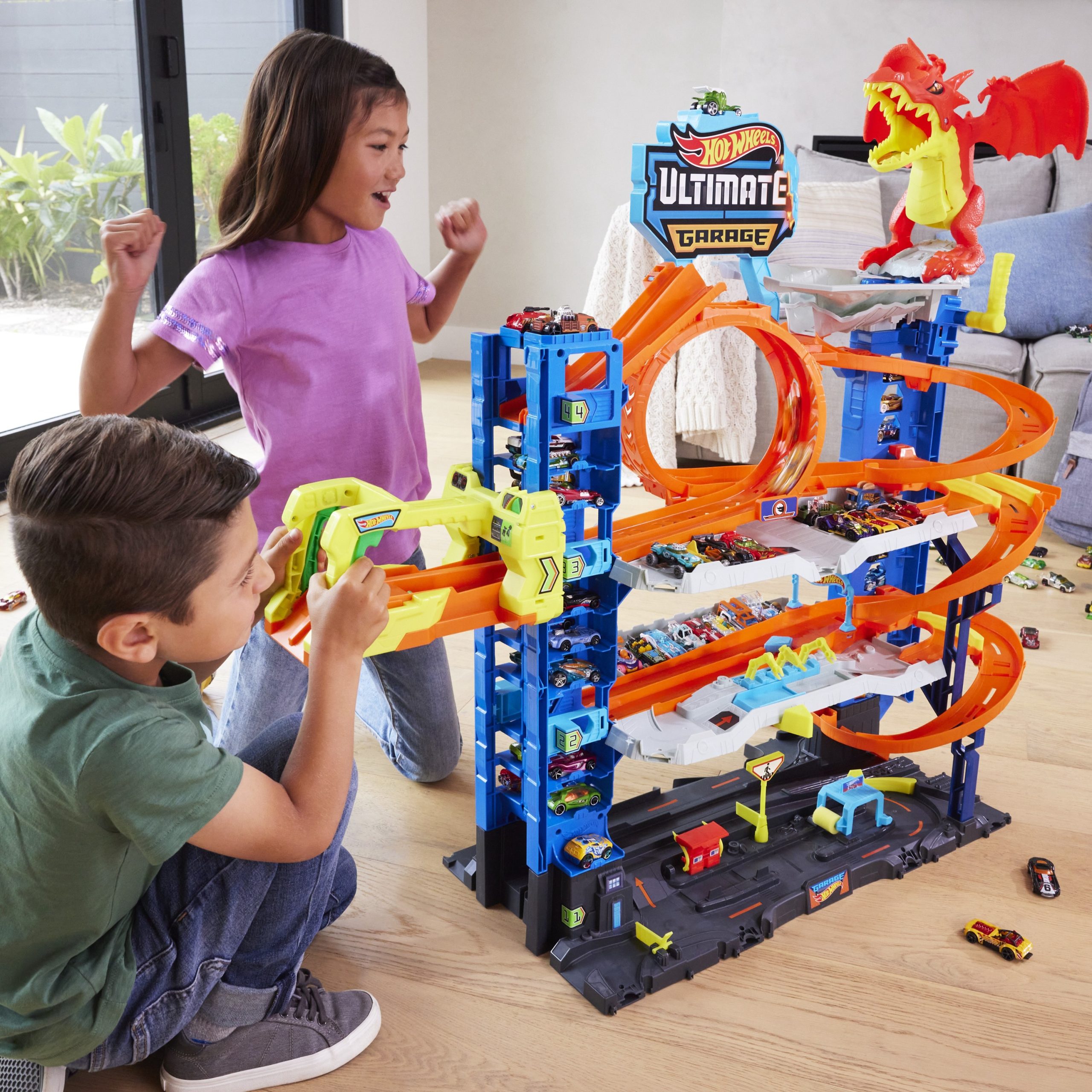 Hot Wheels - Žaidimo rinkinys Mega garažas, HKX48 - Image 2