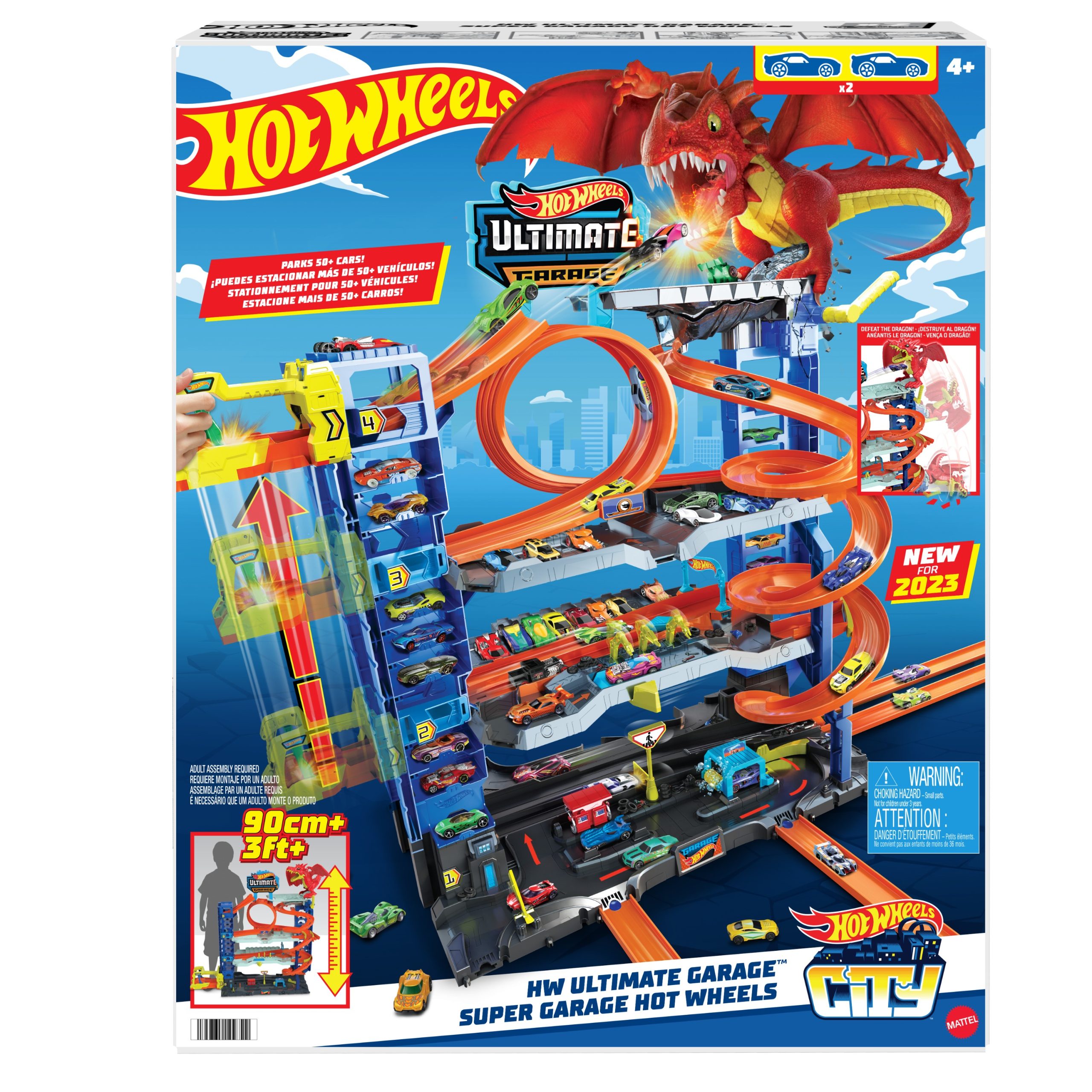 Hot Wheels - Žaidimo rinkinys Mega garažas, HKX48 - Image 6