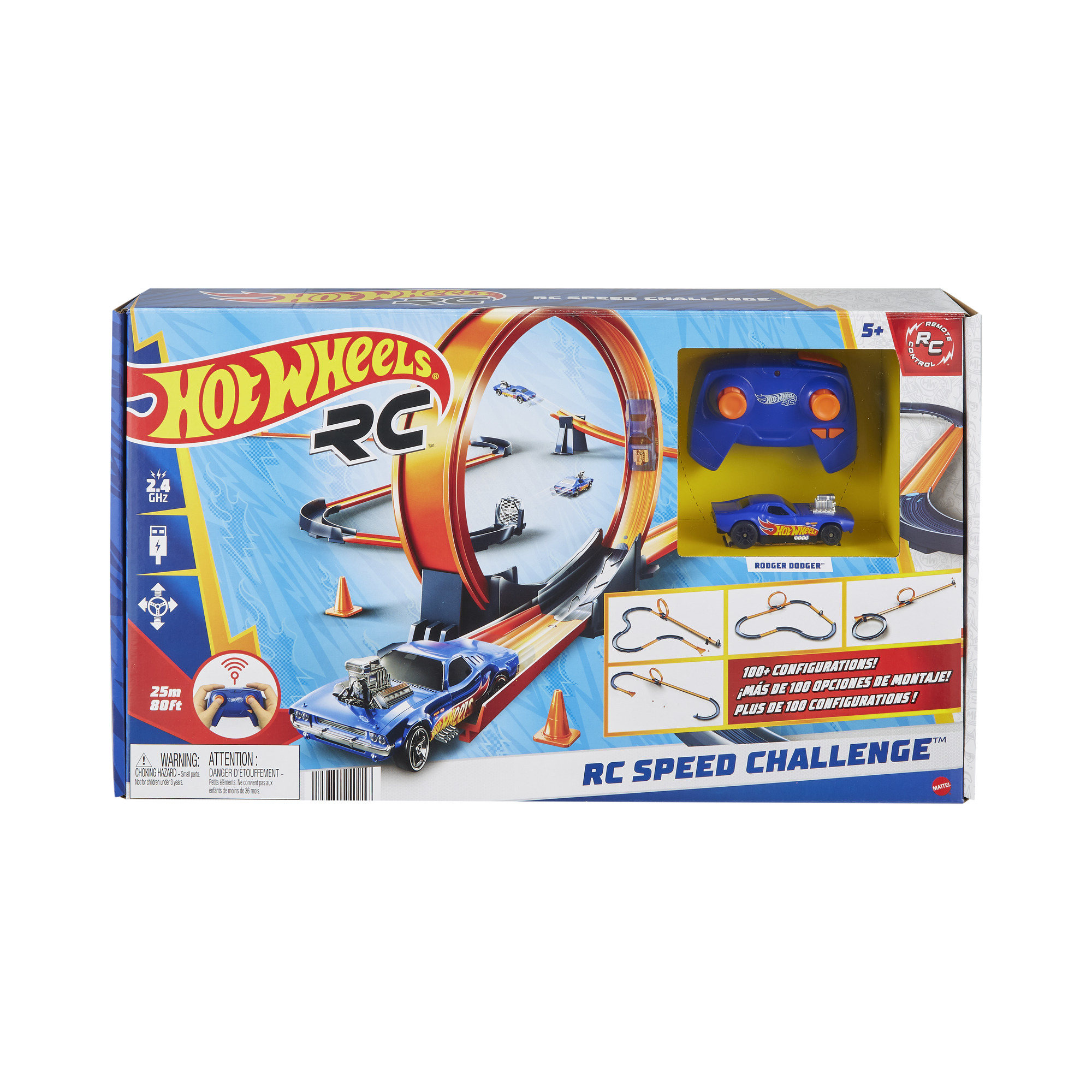 Hot Wheels – RC automobilio ir trasos rinkinys, HXX45