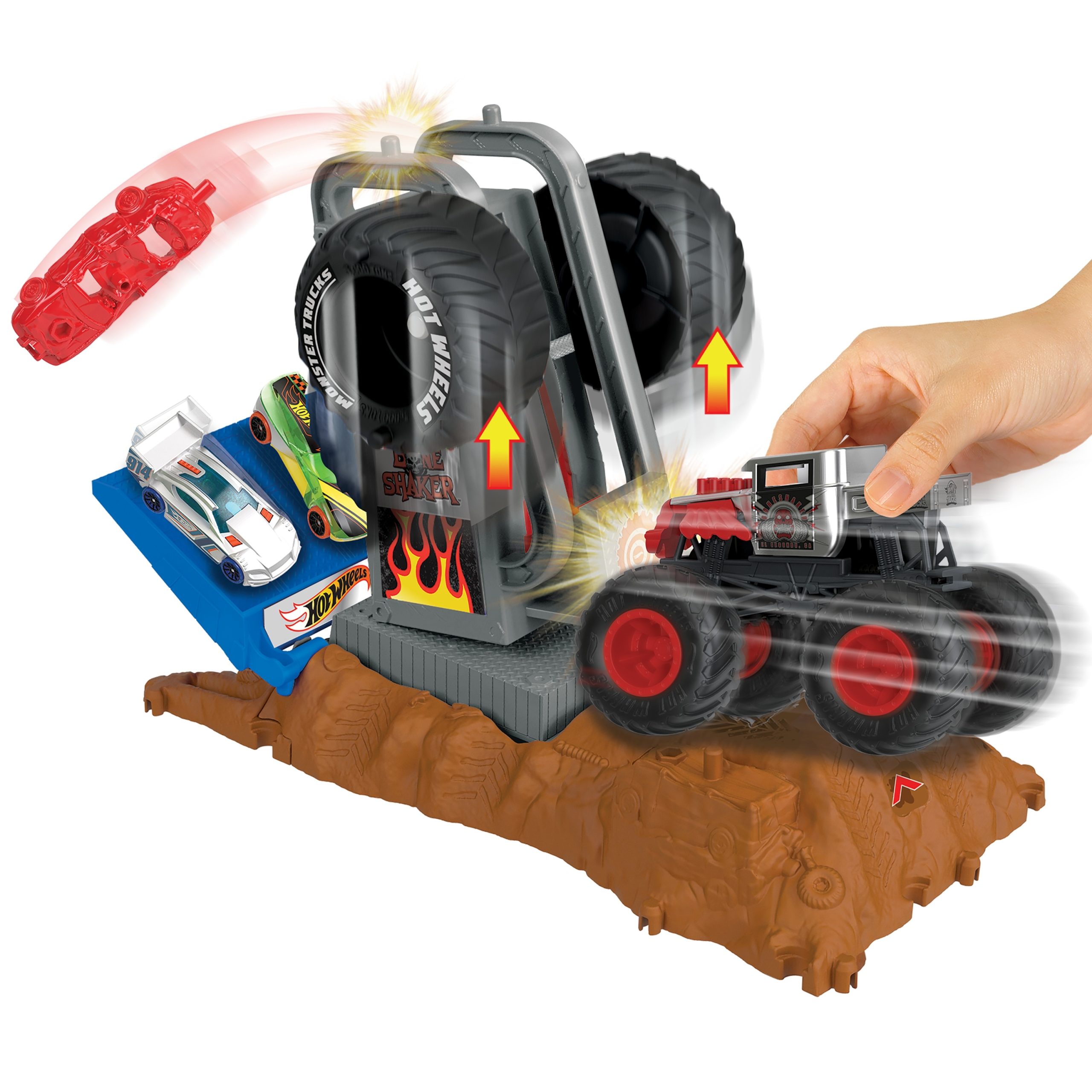 Hot Wheels - Žaidimų rinkinys Džipų monstrų lenktynės, HNB87 - Image 3