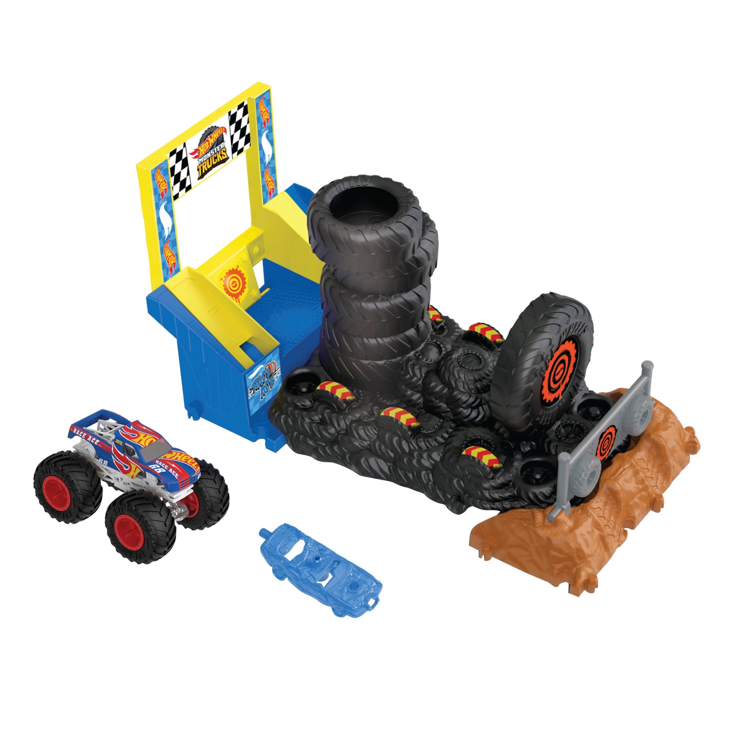 Hot Wheels - Žaidimų rinkinys Džipų monstrų lenktynės, HNB87 - Image 6