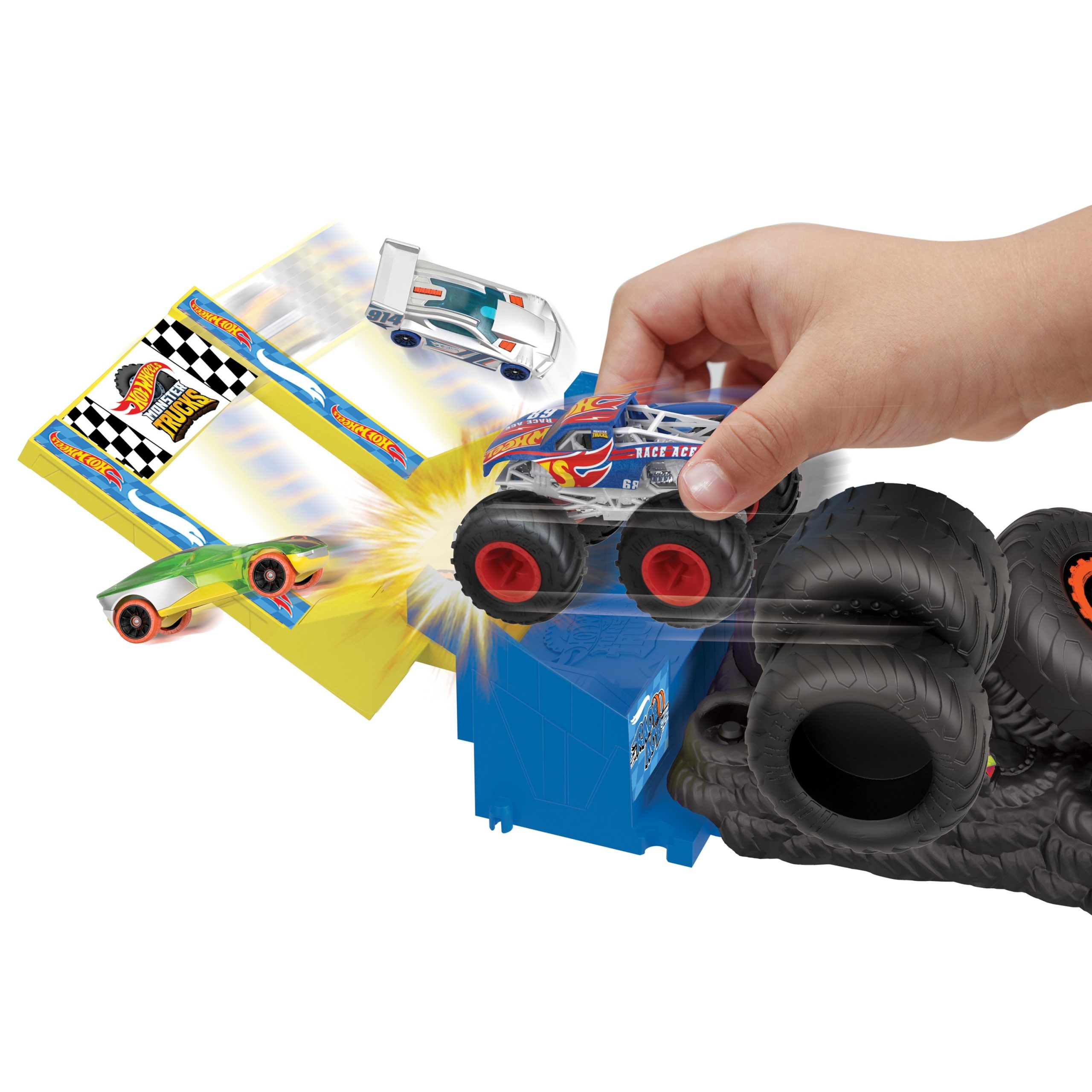 Hot Wheels - Žaidimų rinkinys Džipų monstrų lenktynės, HNB87 - Image 8