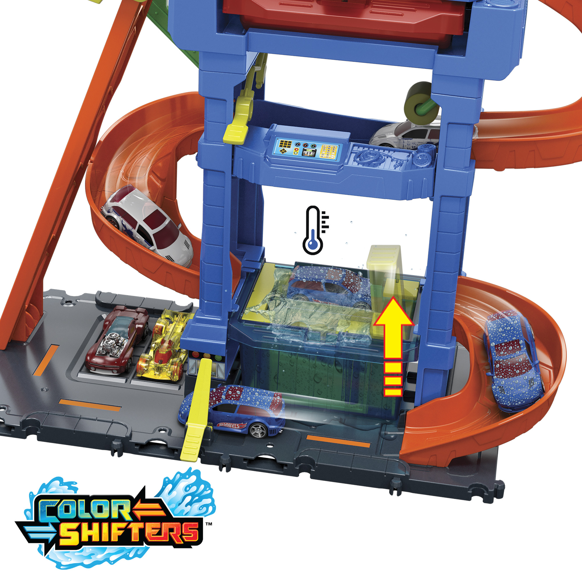 Hot Wheels – Rinkinys „Tunelinė autoplovykla“, HTN80 - Image 6