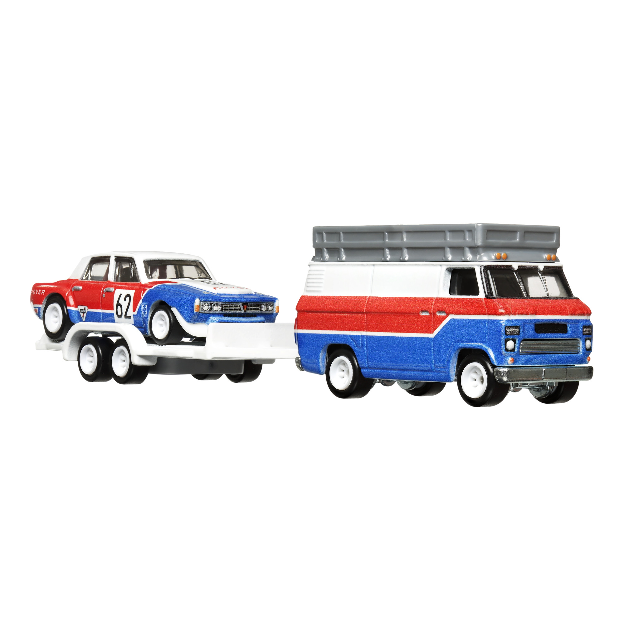Hot Wheels - Automodeliukas vilkikas su automobiliu, FLF56 - Image 2