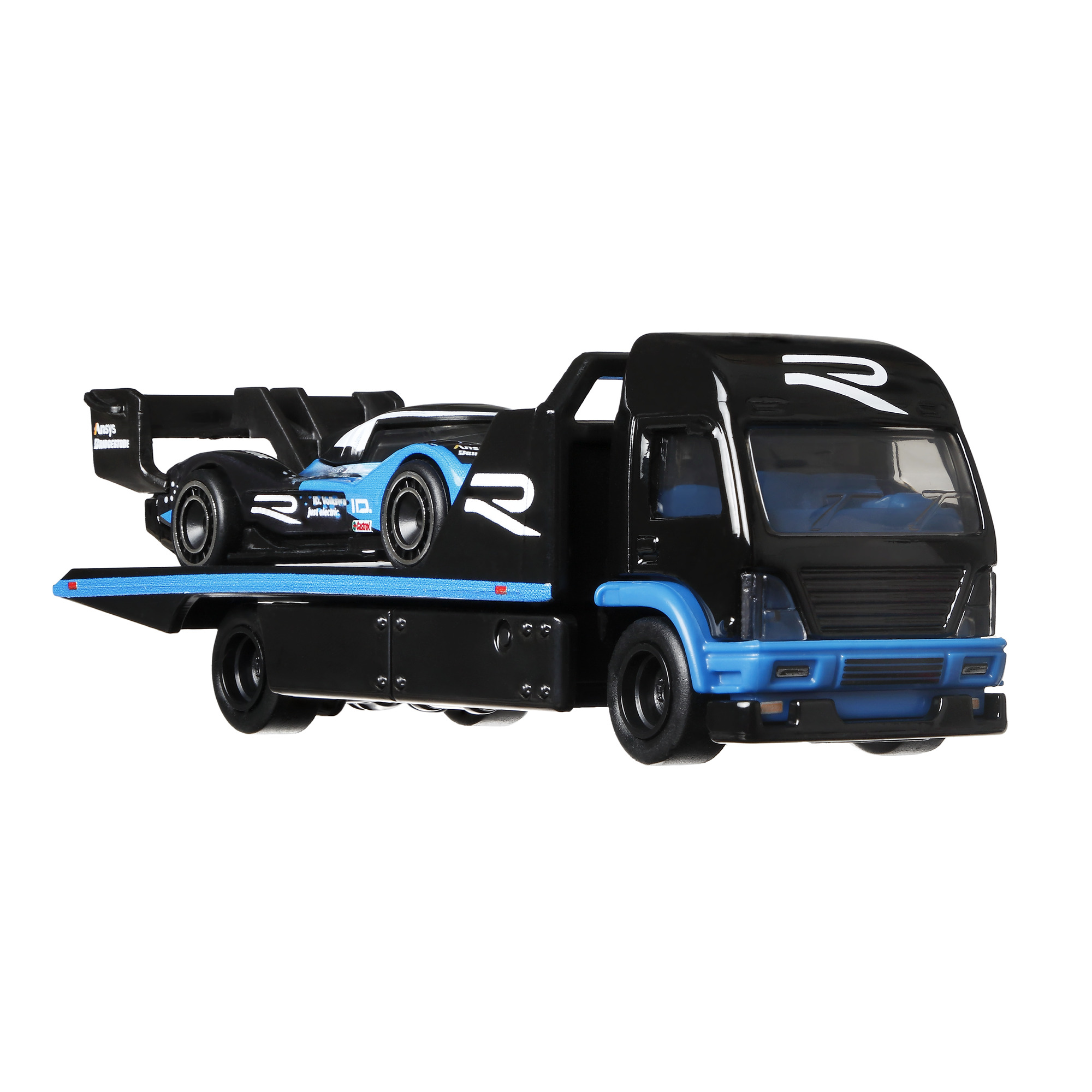 Hot Wheels - Automodeliukas vilkikas su automobiliu, FLF56 - Image 6