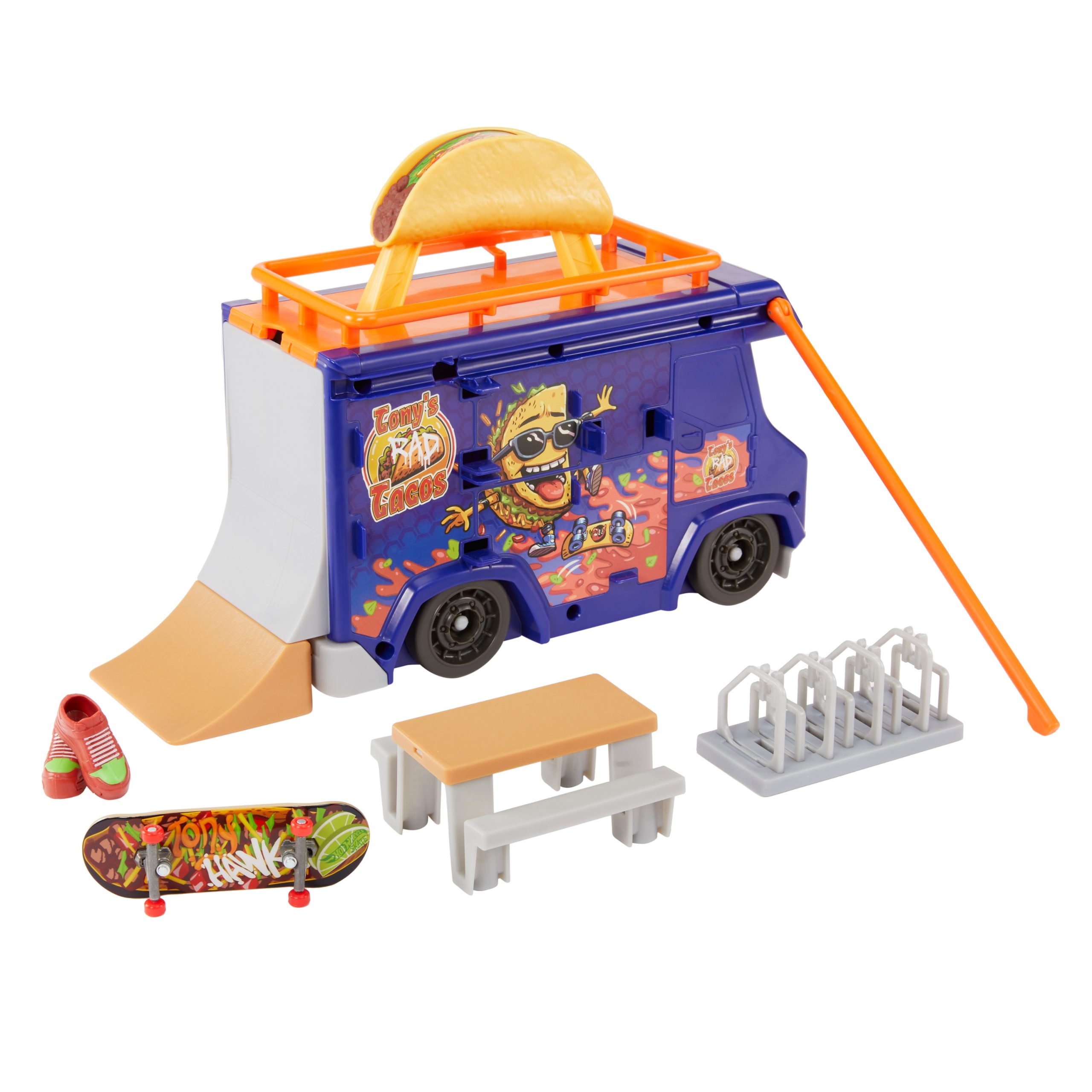 Hot Wheels - Žaidimo rinkinys Taco riedlenčių parkas, HMK00 - Image 3