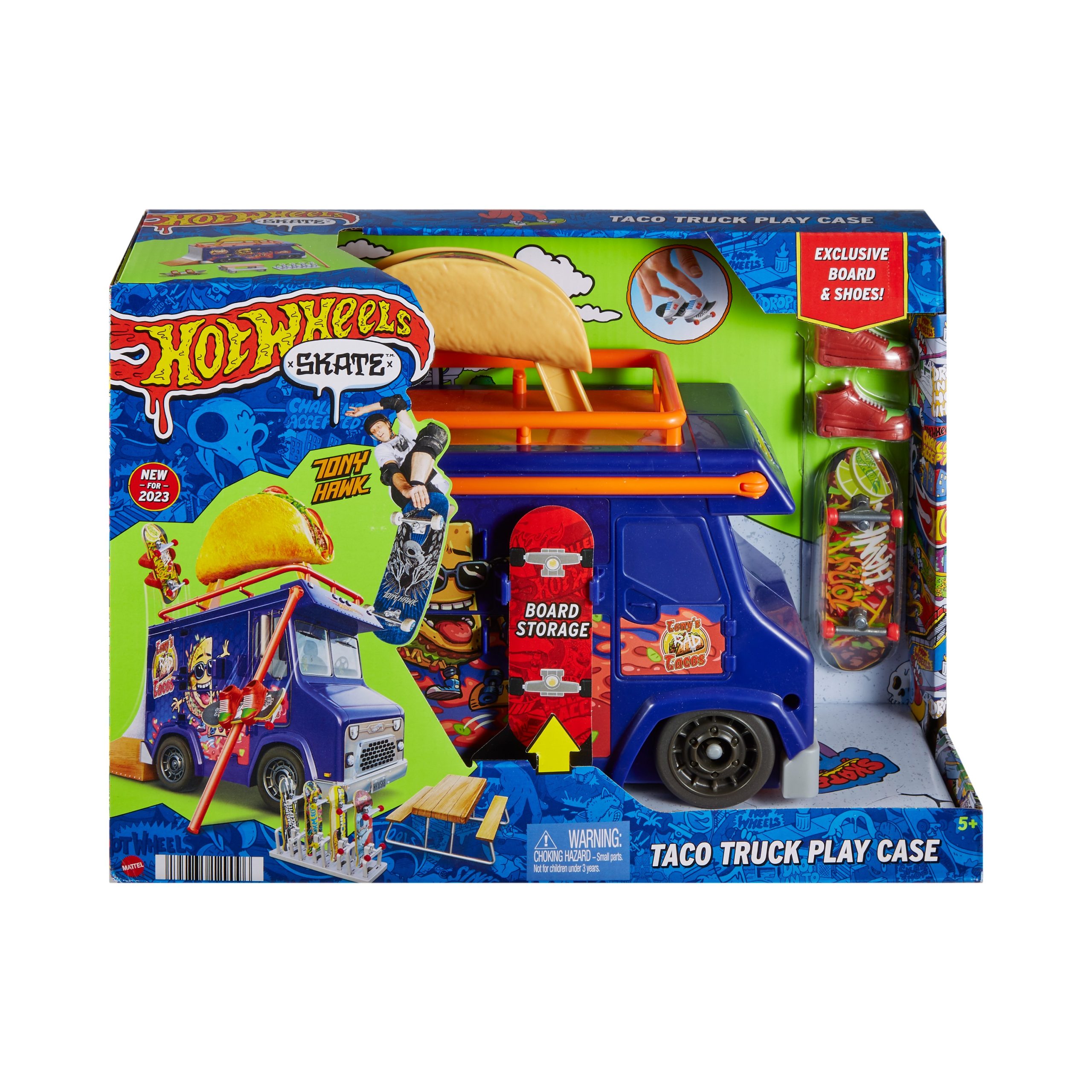 Hot Wheels - Žaidimo rinkinys Taco riedlenčių parkas, HMK00 - Image 7