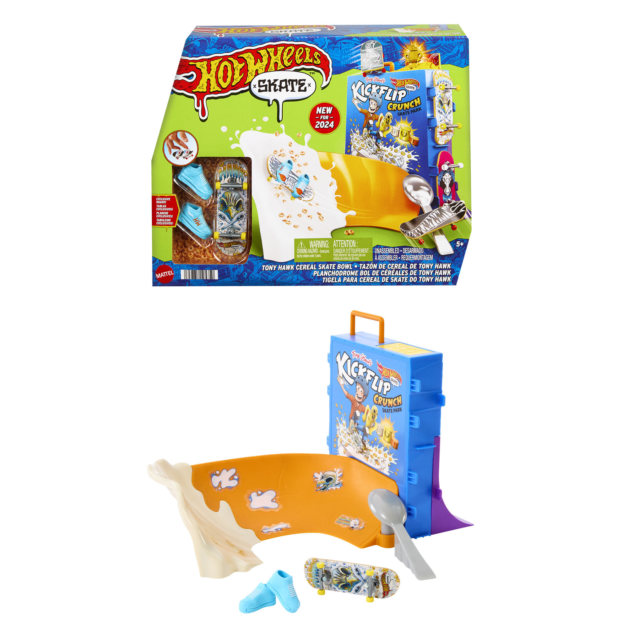 Hot Wheels - Žaidimo rinkinys Tony Hawk riedlenčių parkas, HTP09
