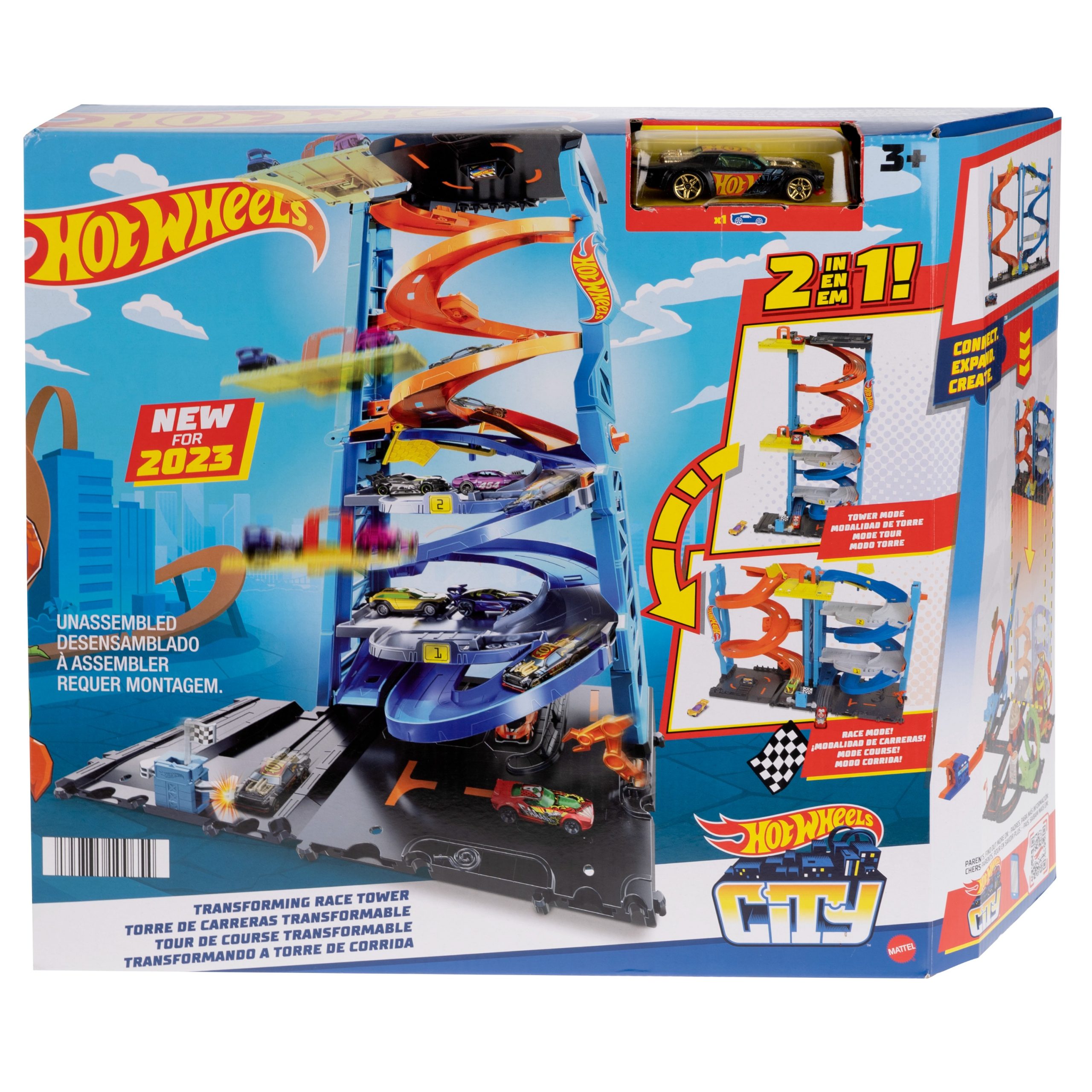 Hot Wheels - Žaidimo rinkinys Transformuojamas bokštas, HKX43 - Image 5