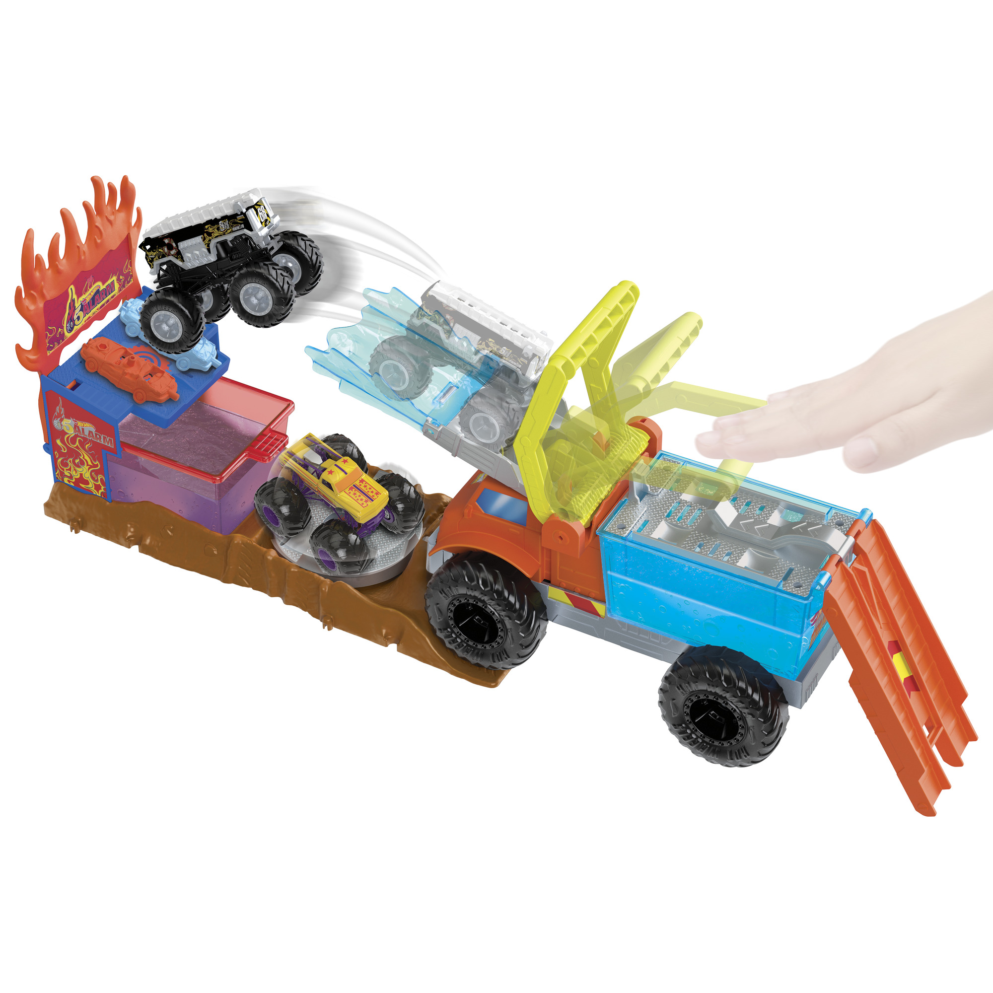Hot Wheels - Monster Truck kovų arena, HPN73 - Image 4