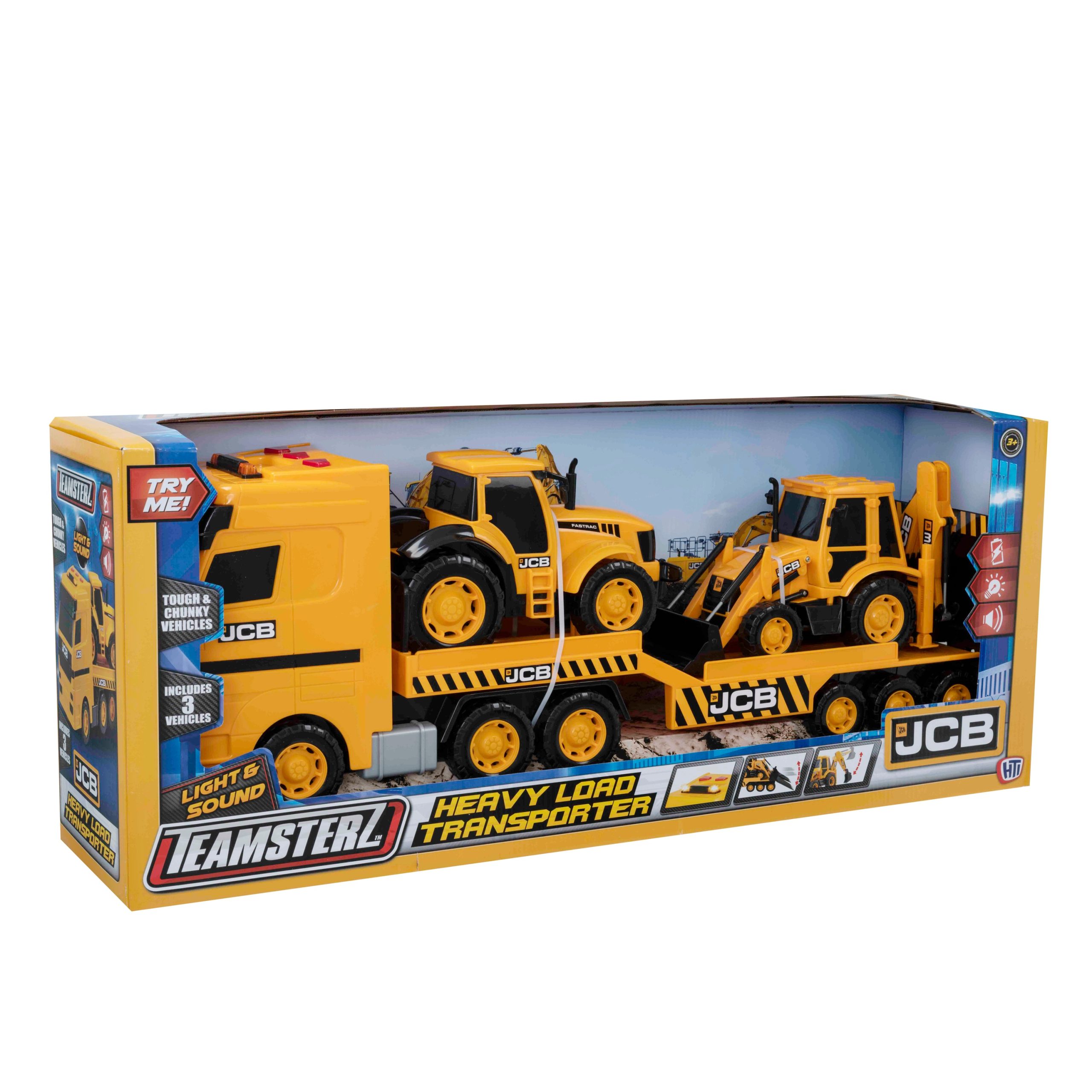 Teamsterz – JCB vilkikas su traktoriumi ir krautuvu
