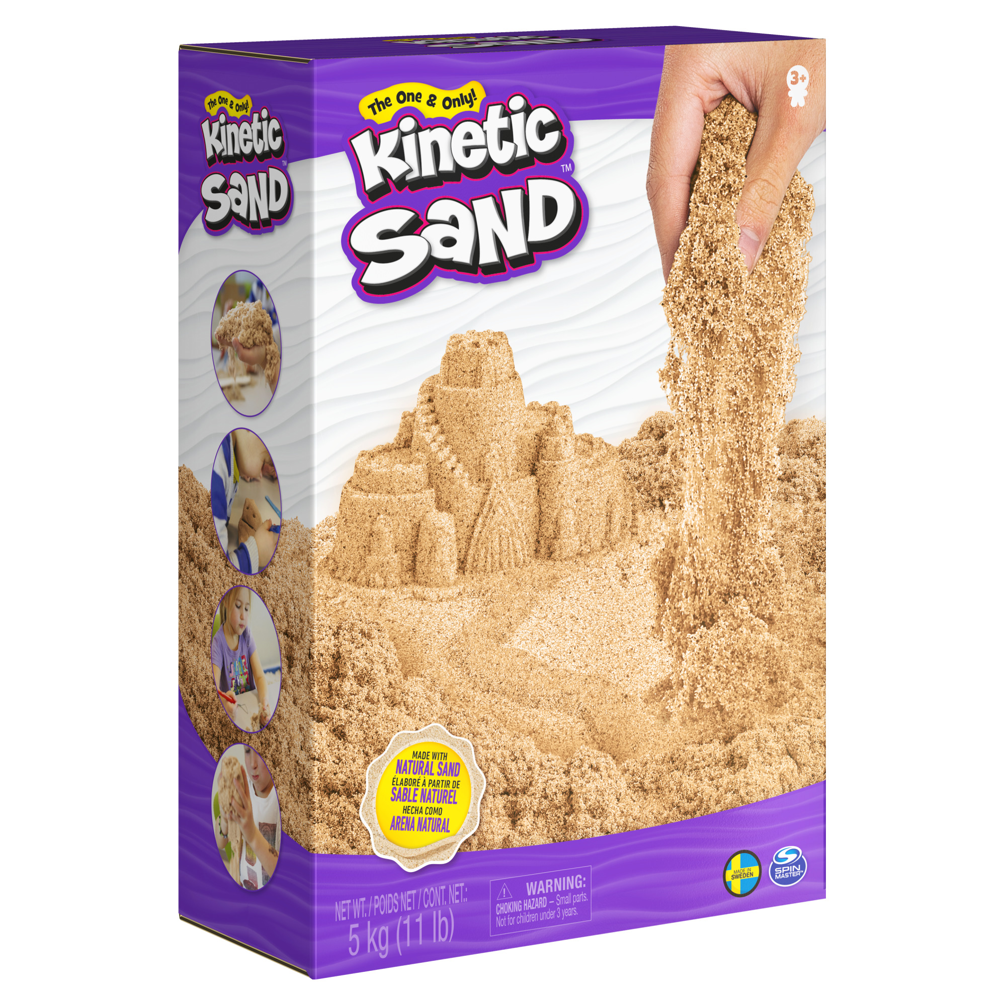 Kinetic Sand – Kinetinis smėlis, rudas - 5 kg - Image 2