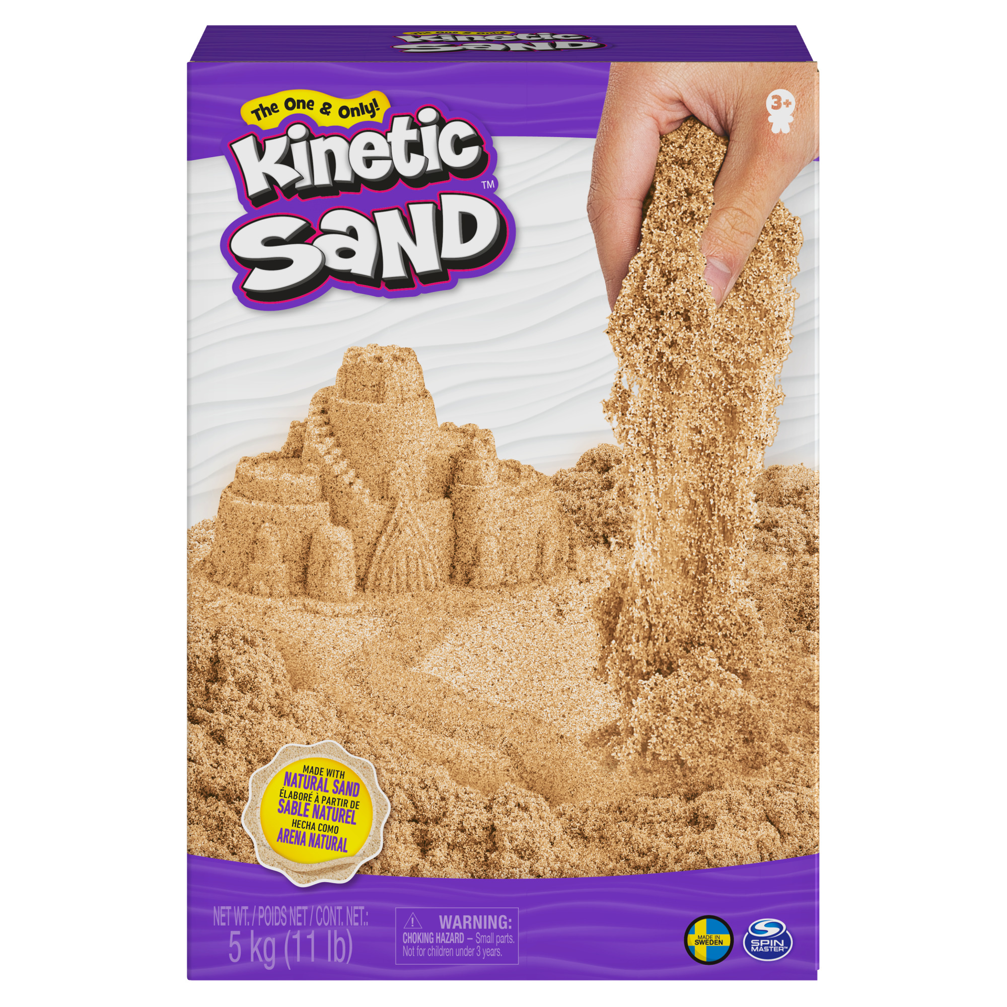 Kinetic Sand – Kinetinis smėlis, rudas - 5 kg - Image 3