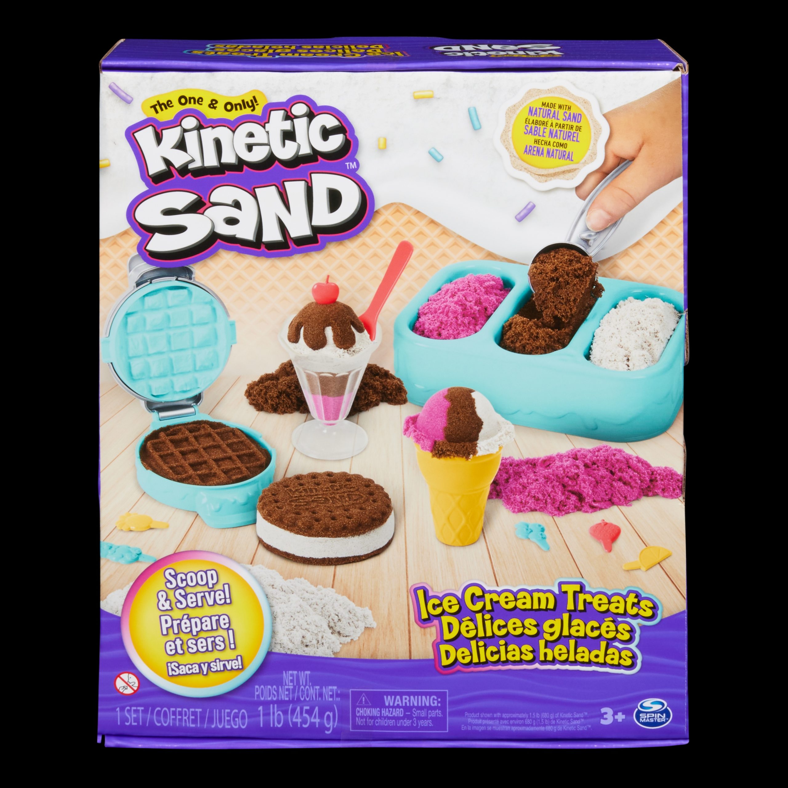 Kinetic Sand – Rinkinys „Ledų desertai“