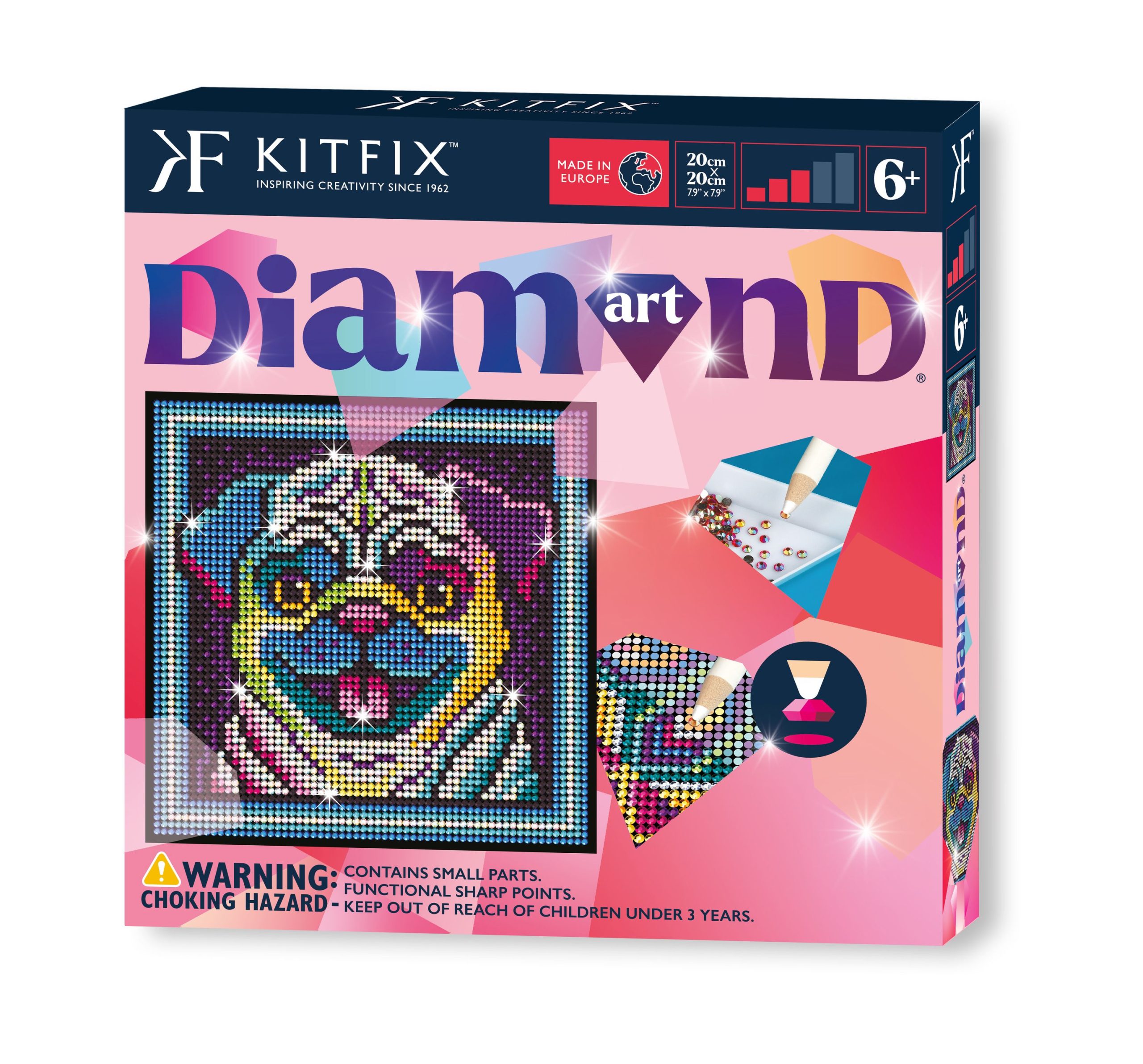 Kitfix DIY – Deimančiukų menas „Mopsas“