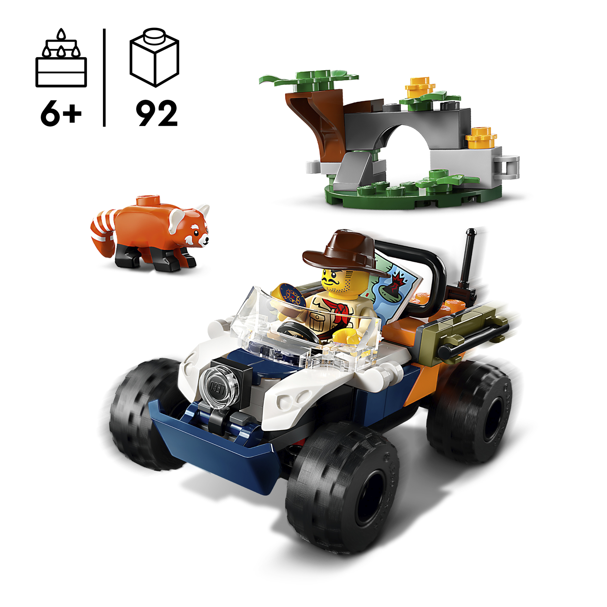 LEGO City - Džiunglių tyrinėtojo keturratis: misija – raudonoji panda - Image 2