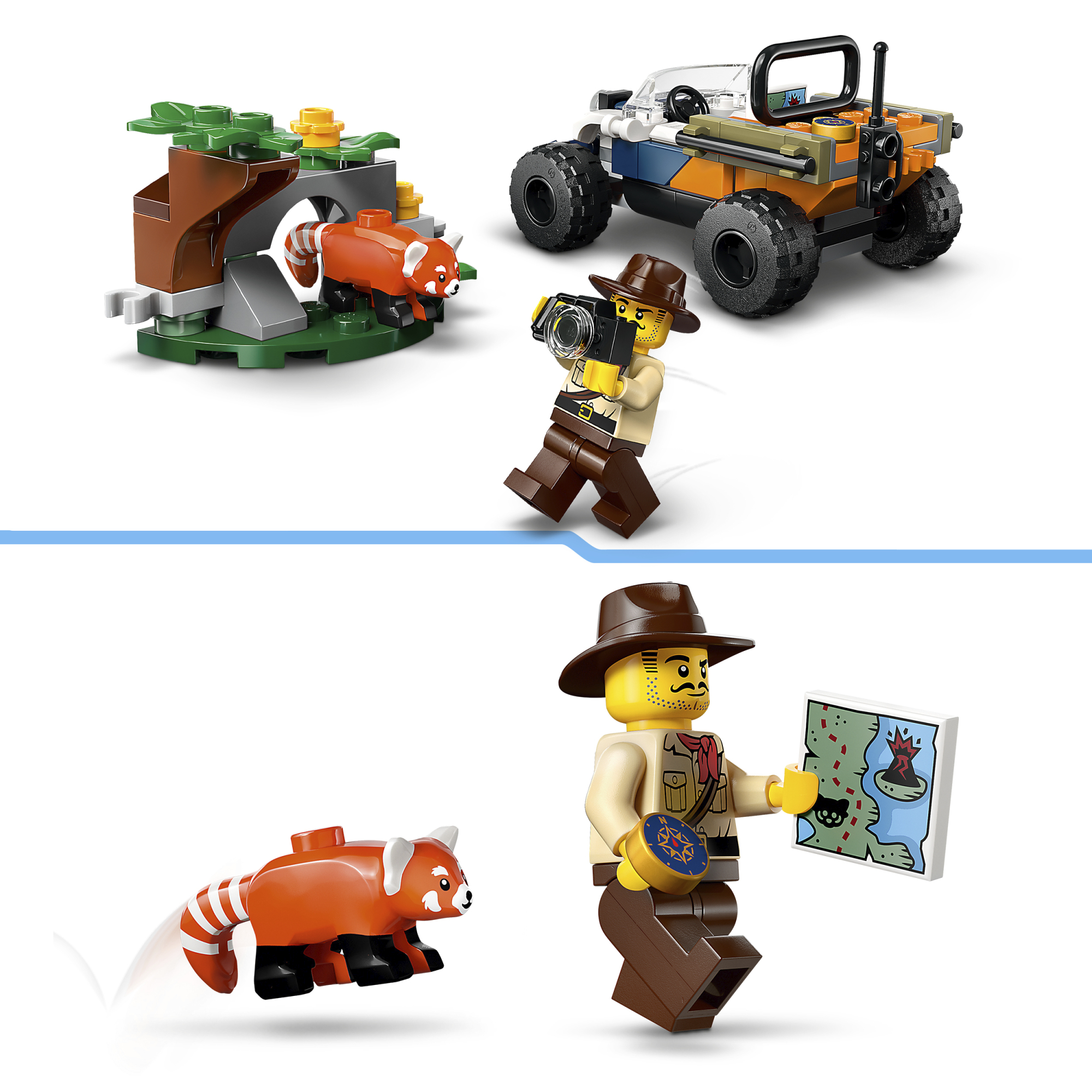 LEGO City - Džiunglių tyrinėtojo keturratis: misija – raudonoji panda - Image 3