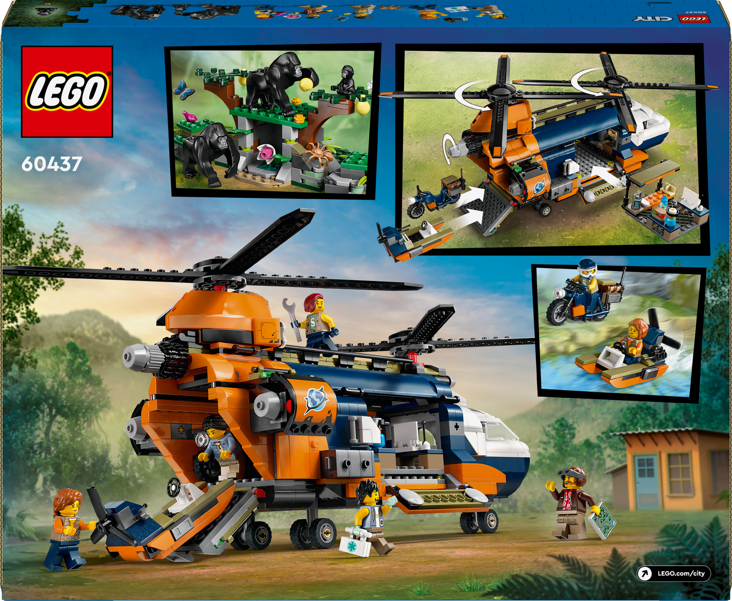 LEGO City - Džiunglių tyrinėtojo sraigtasparnis stovykloje - Image 8