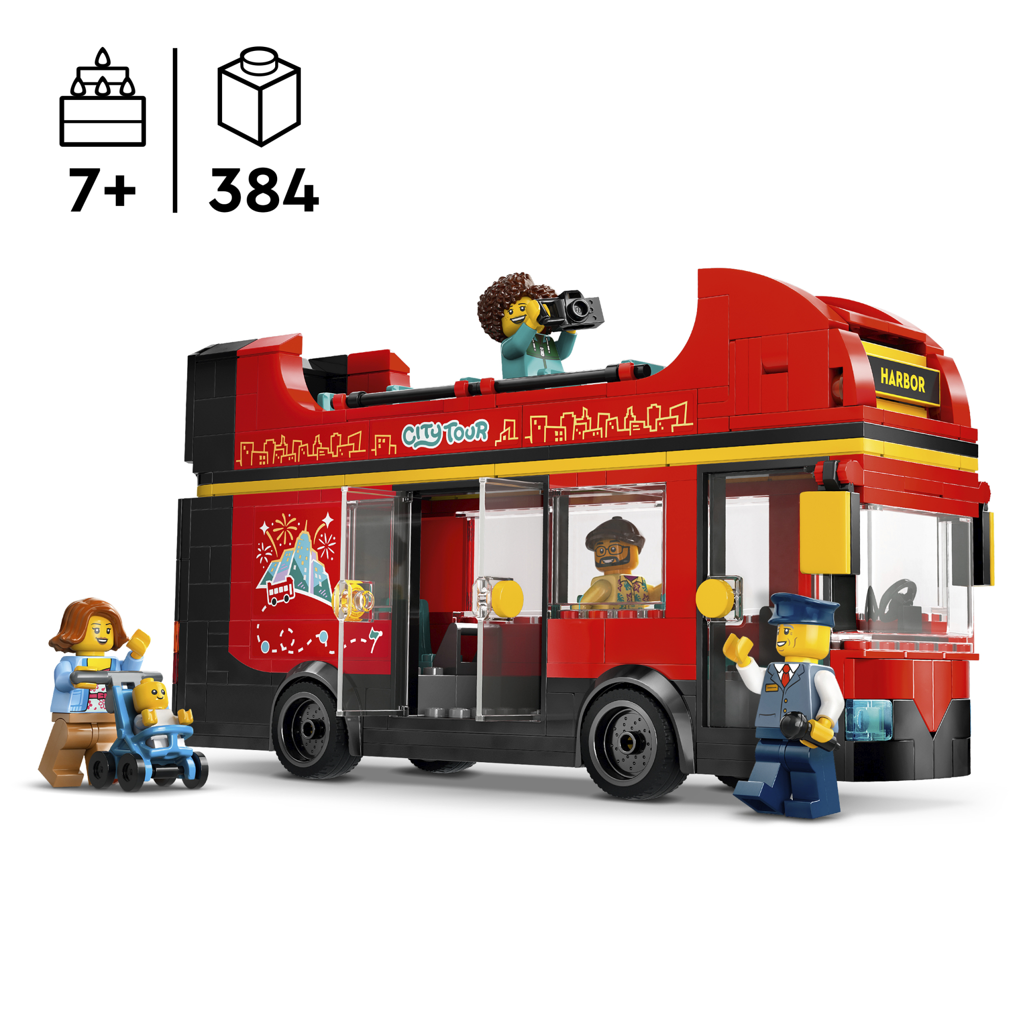 LEGO City - Raudonas dviaukštis apžvalgos autobusas - Image 2