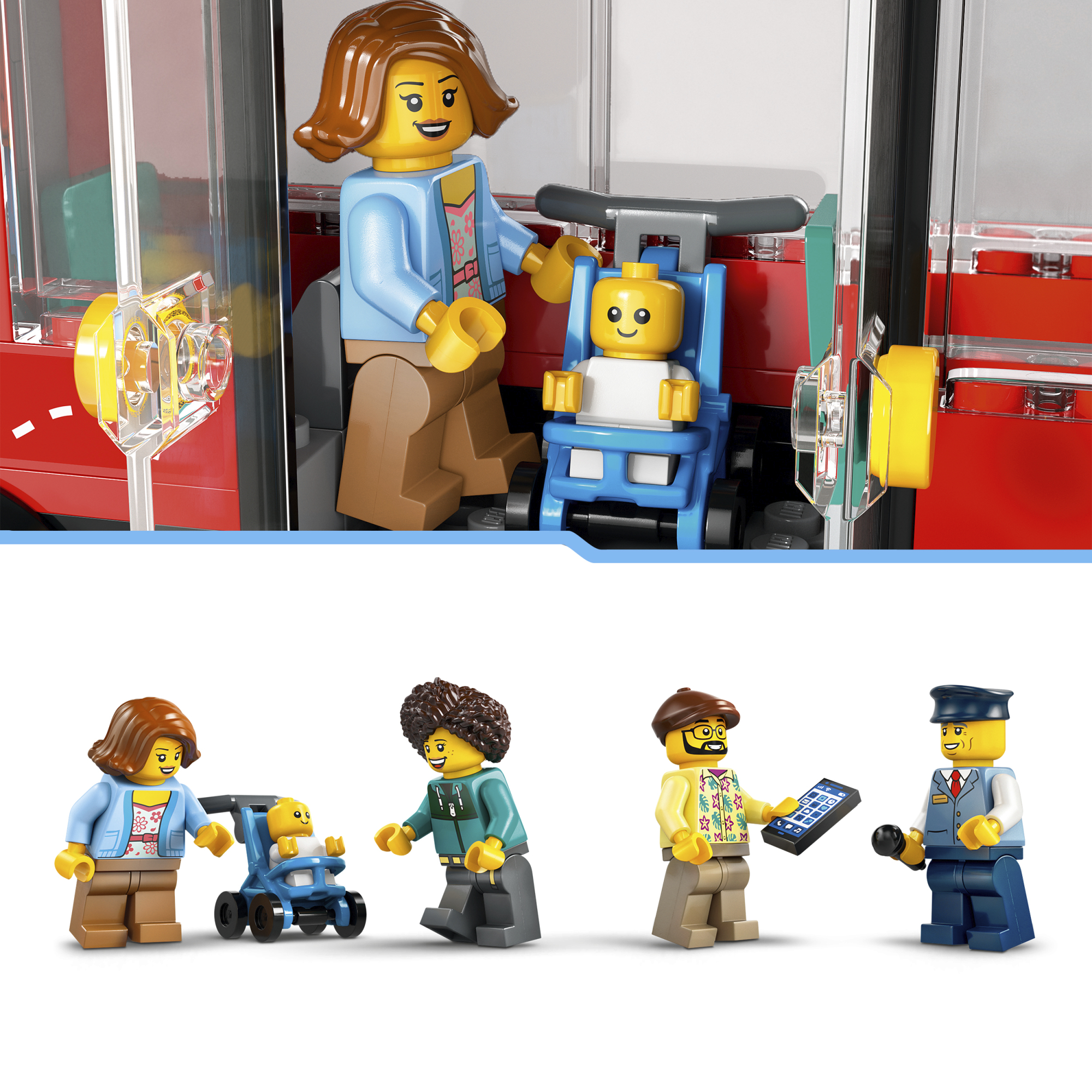 LEGO City - Raudonas dviaukštis apžvalgos autobusas - Image 4
