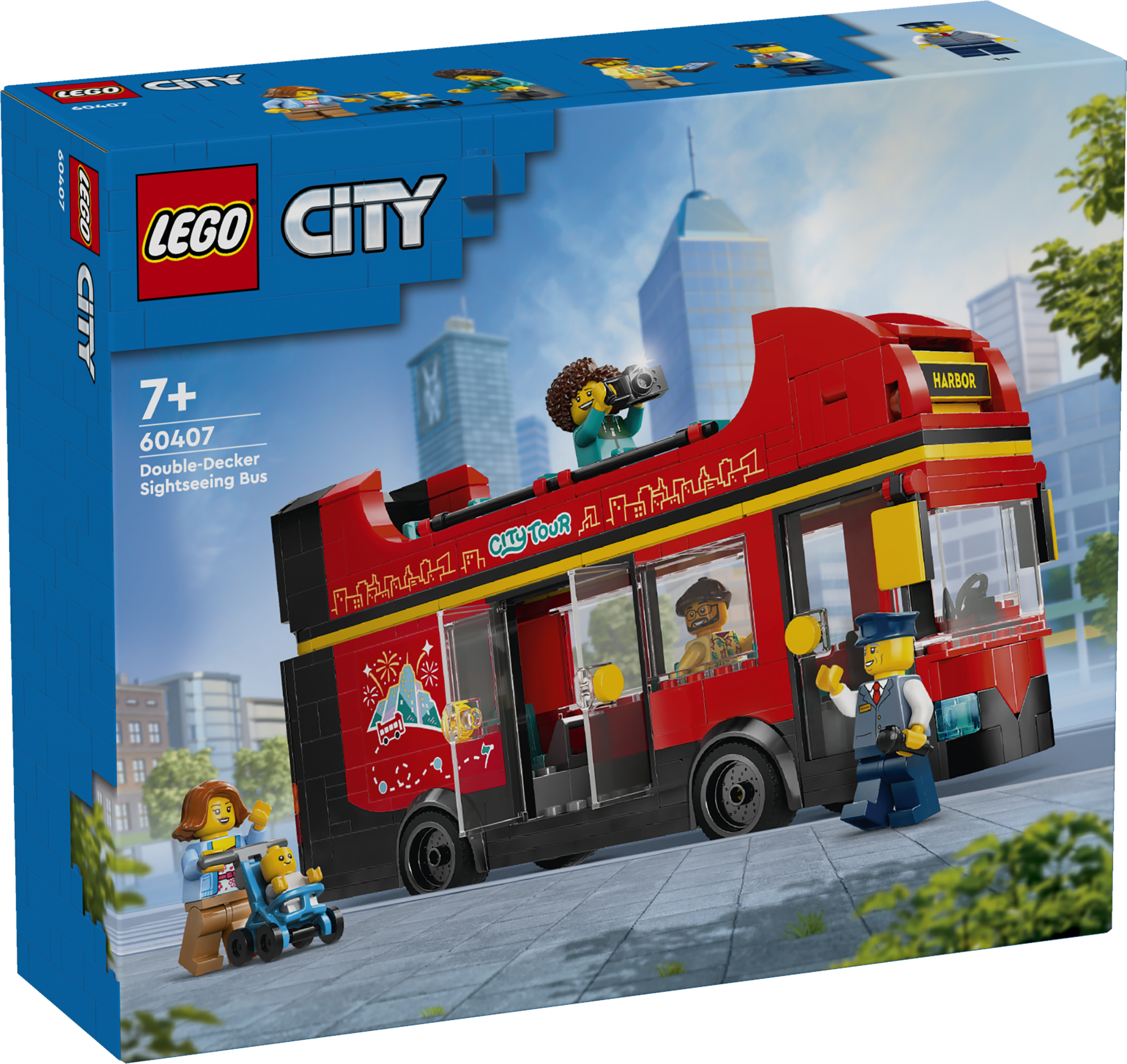 LEGO City - Raudonas dviaukštis apžvalgos autobusas