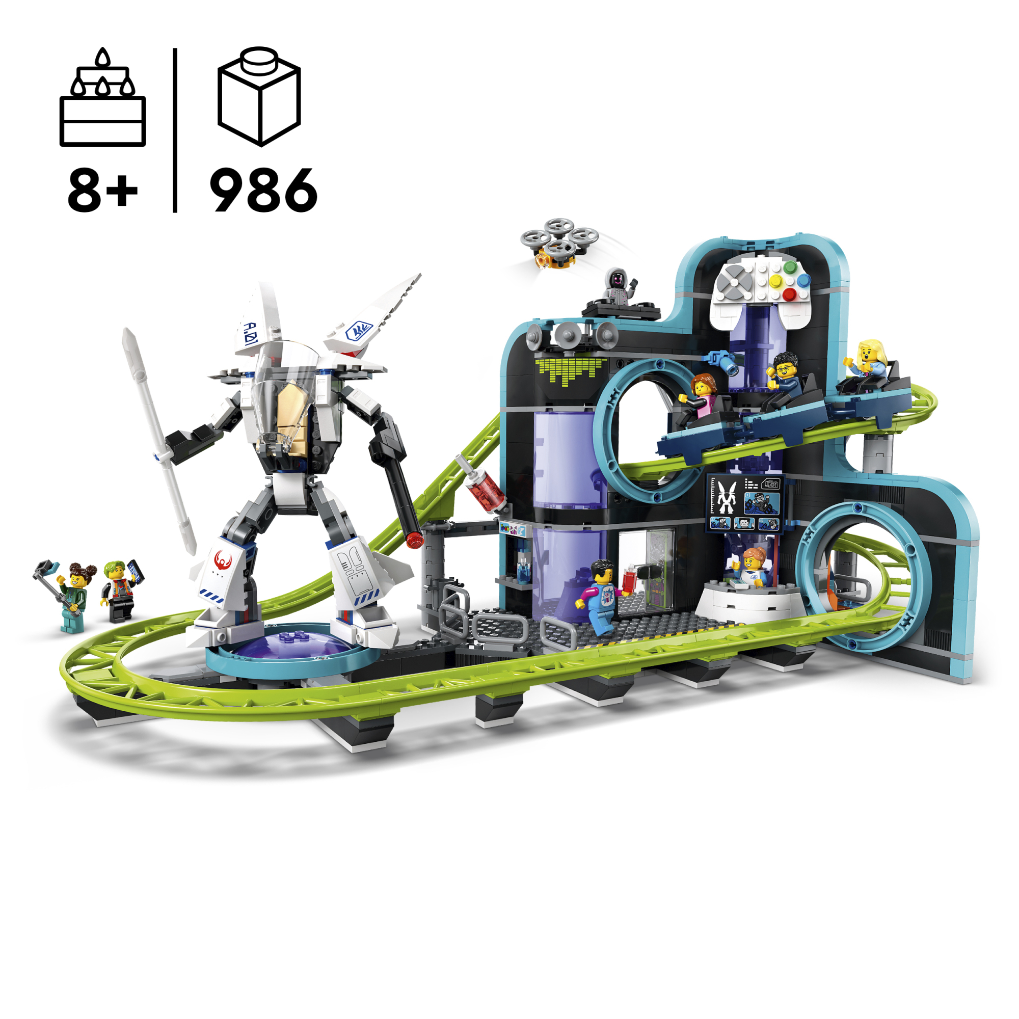 LEGO City - Robotų pasaulio linksmųjų kalnelių parkas - Image 2