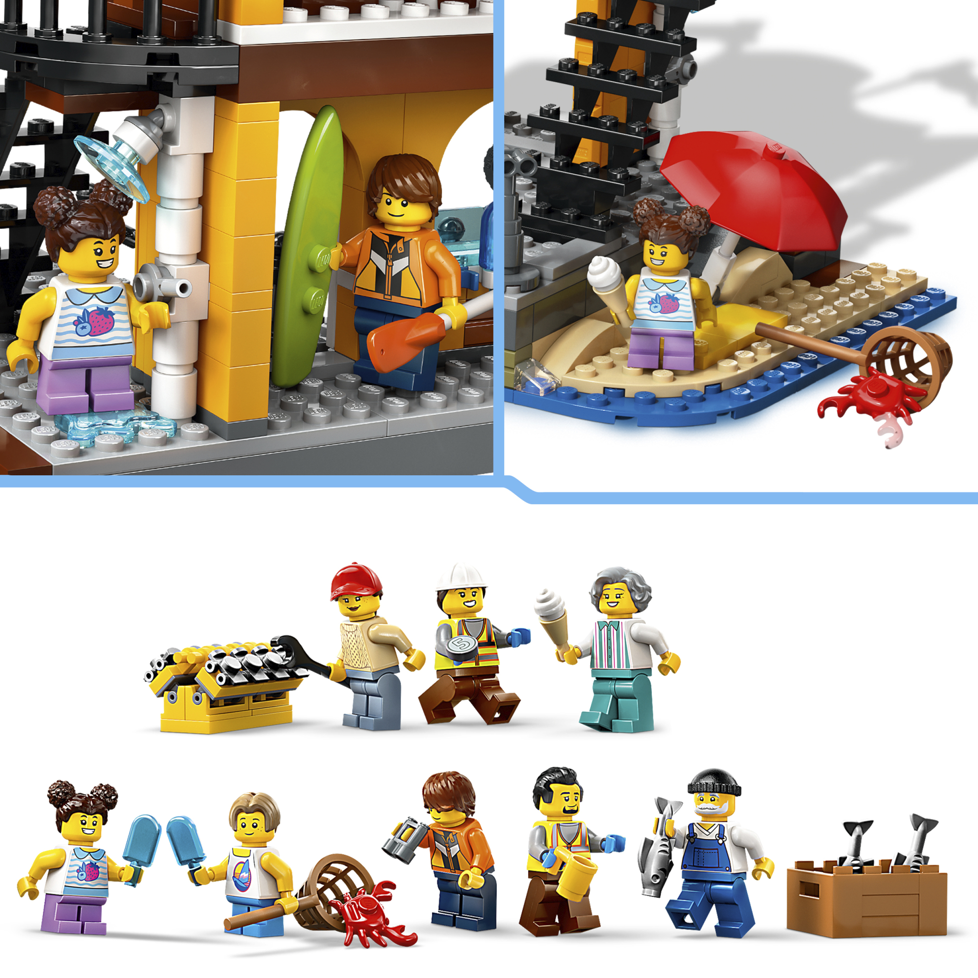 LEGO City – Pajūrio uostas su krovininiu laivu - Image 4
