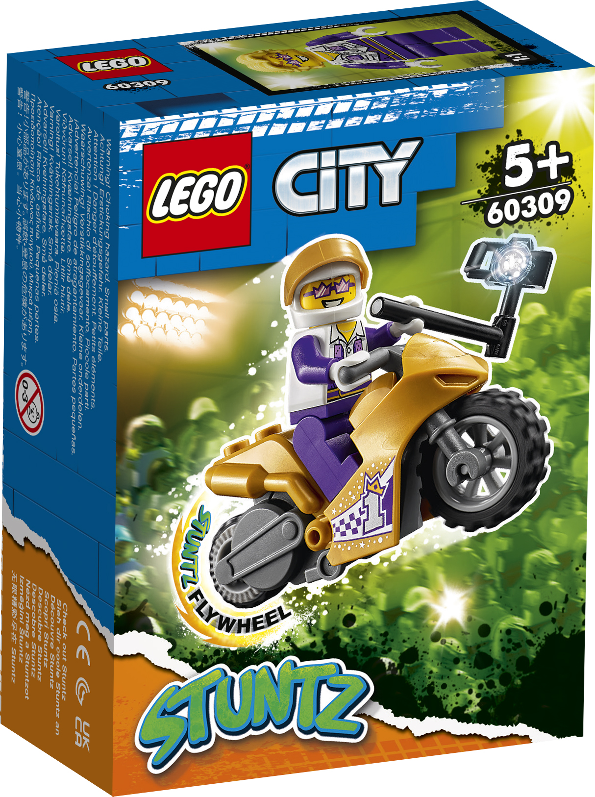 LEGO City - Kaskadininkų motociklas asmenukėms