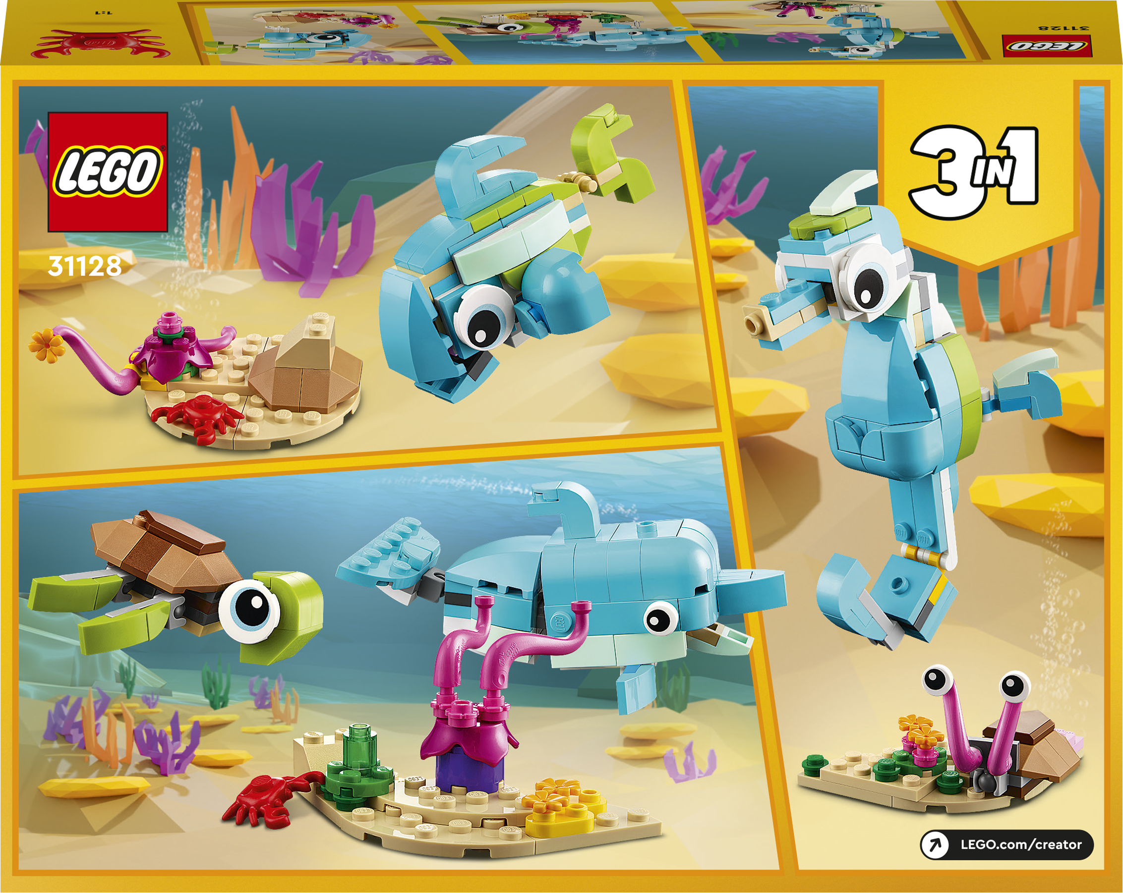 LEGO Creator - Delfinas ir vėžlys - Image 5