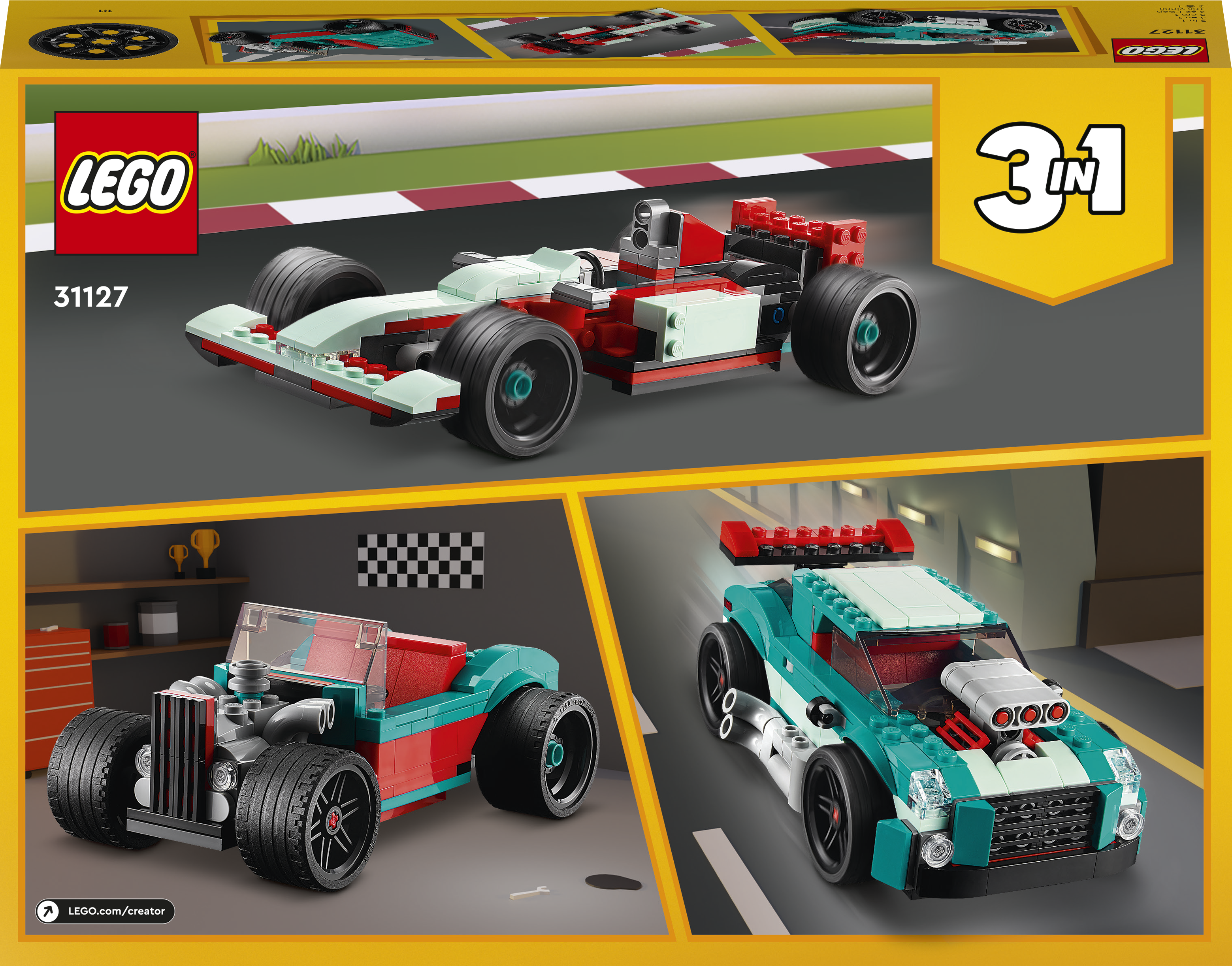 LEGO Creator - Lenktyninis miesto automobilis - Image 7