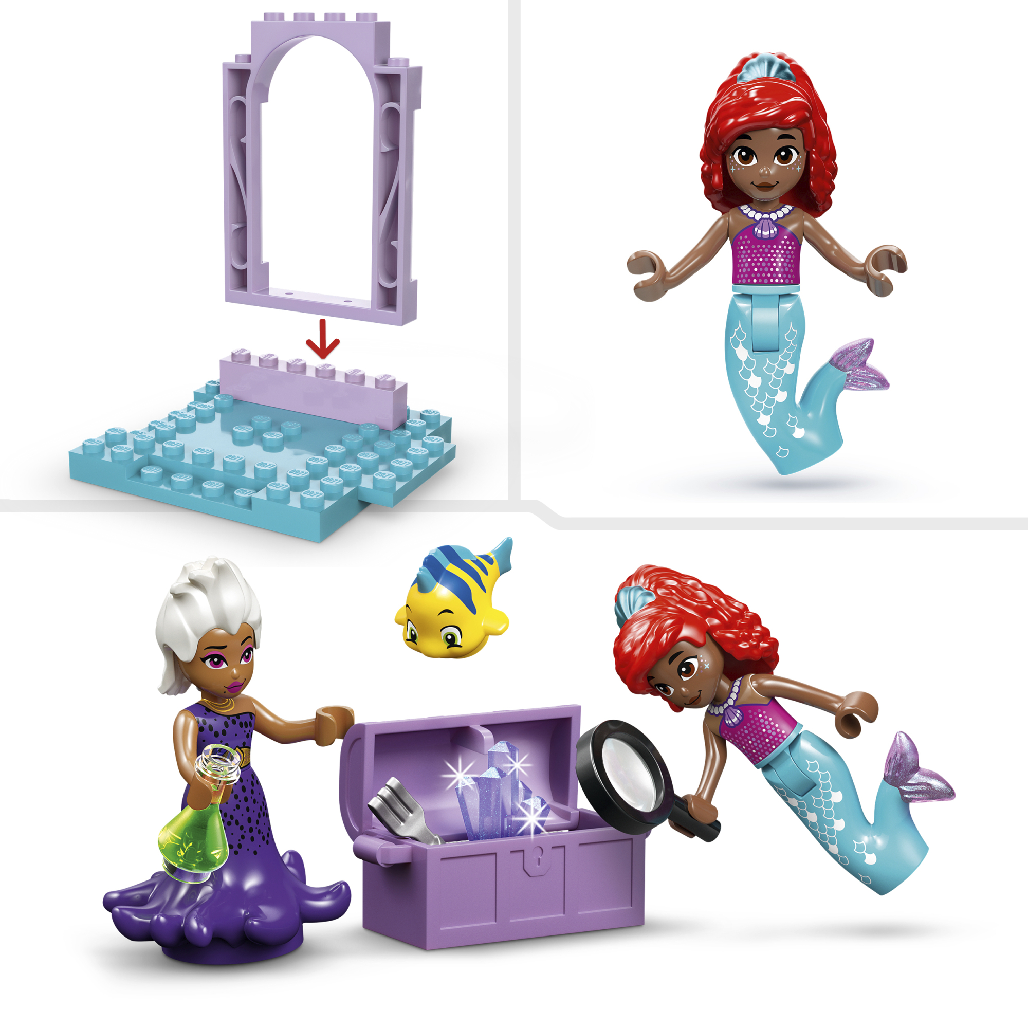 Disney Princess – Arielės krištolinis urvas, Lego - Image 4