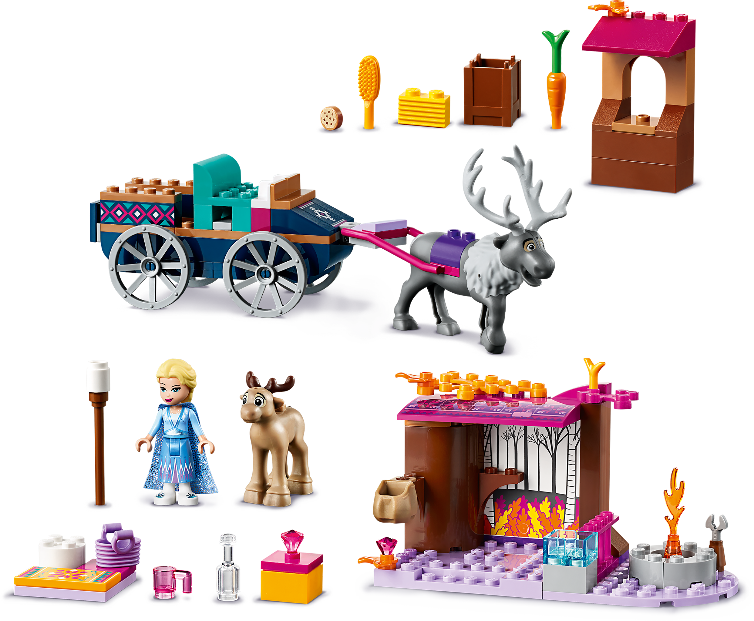 Frozen - Elzos kelionė vežimu, Lego - Image 4