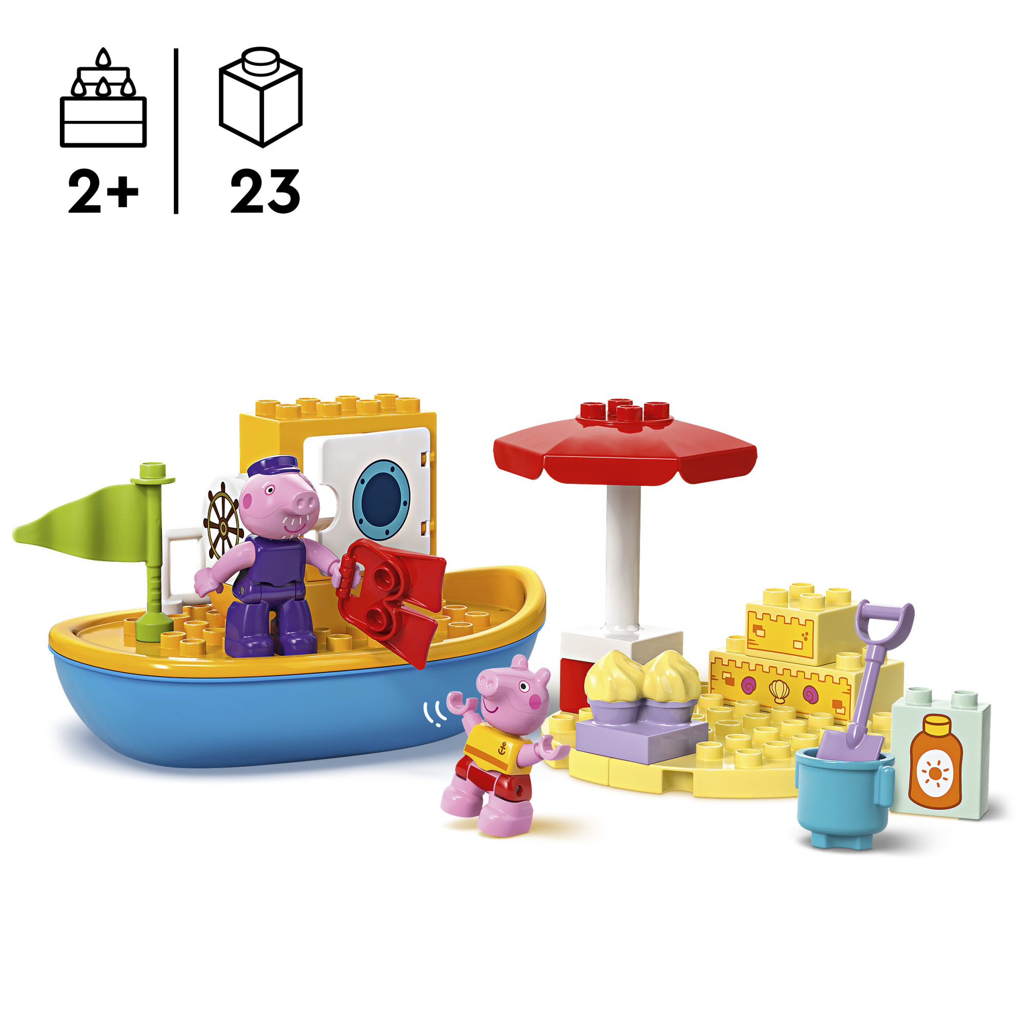 Peppa Pig - Kiaulytės Pepos kelionė laivu, Lego Duplo - Image 4
