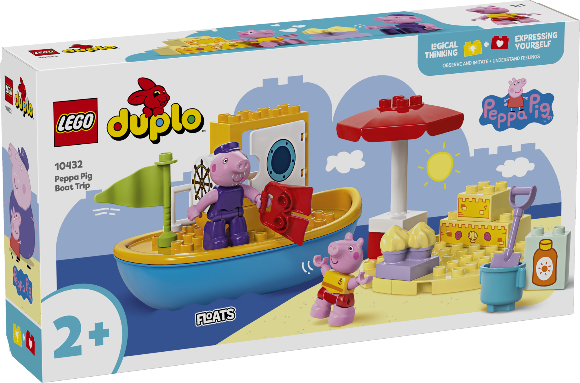 Peppa Pig - Kiaulytės Pepos kelionė laivu, Lego Duplo