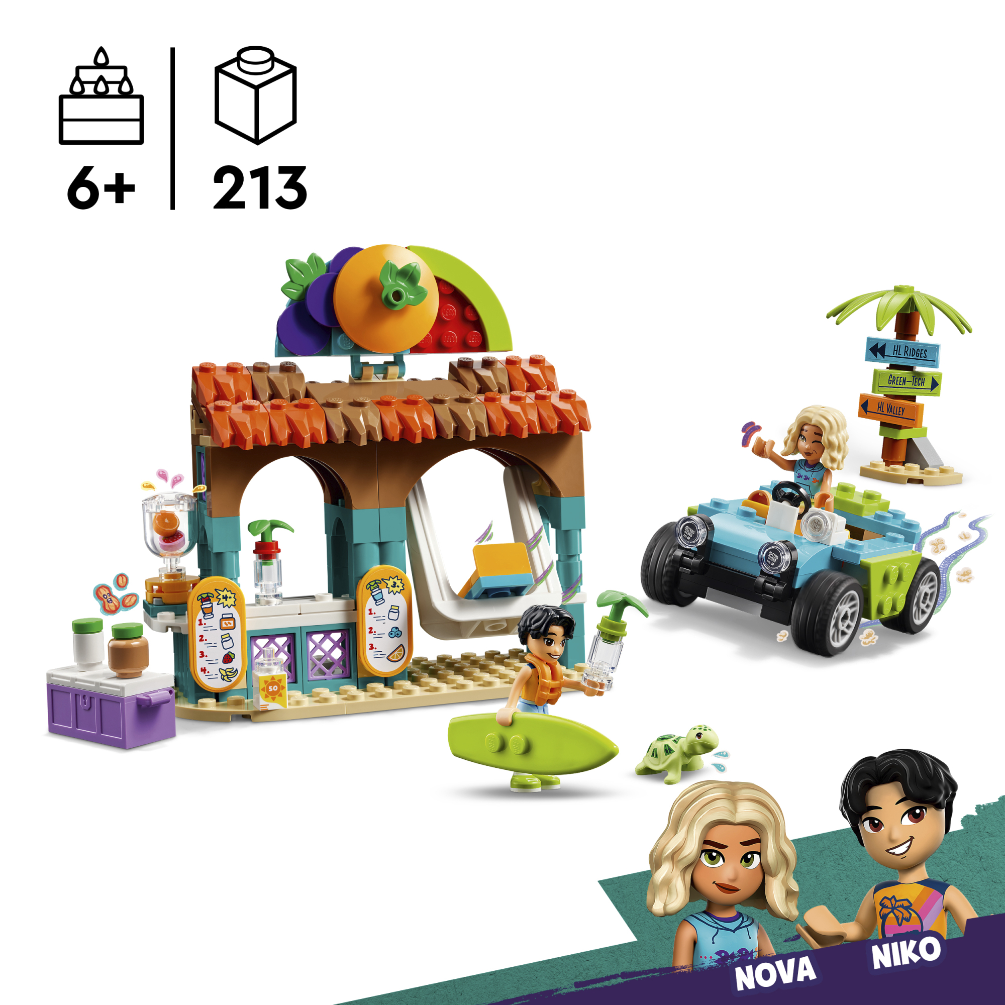 LEGO Friends - Paplūdimio glotnučių kioskas - Image 2