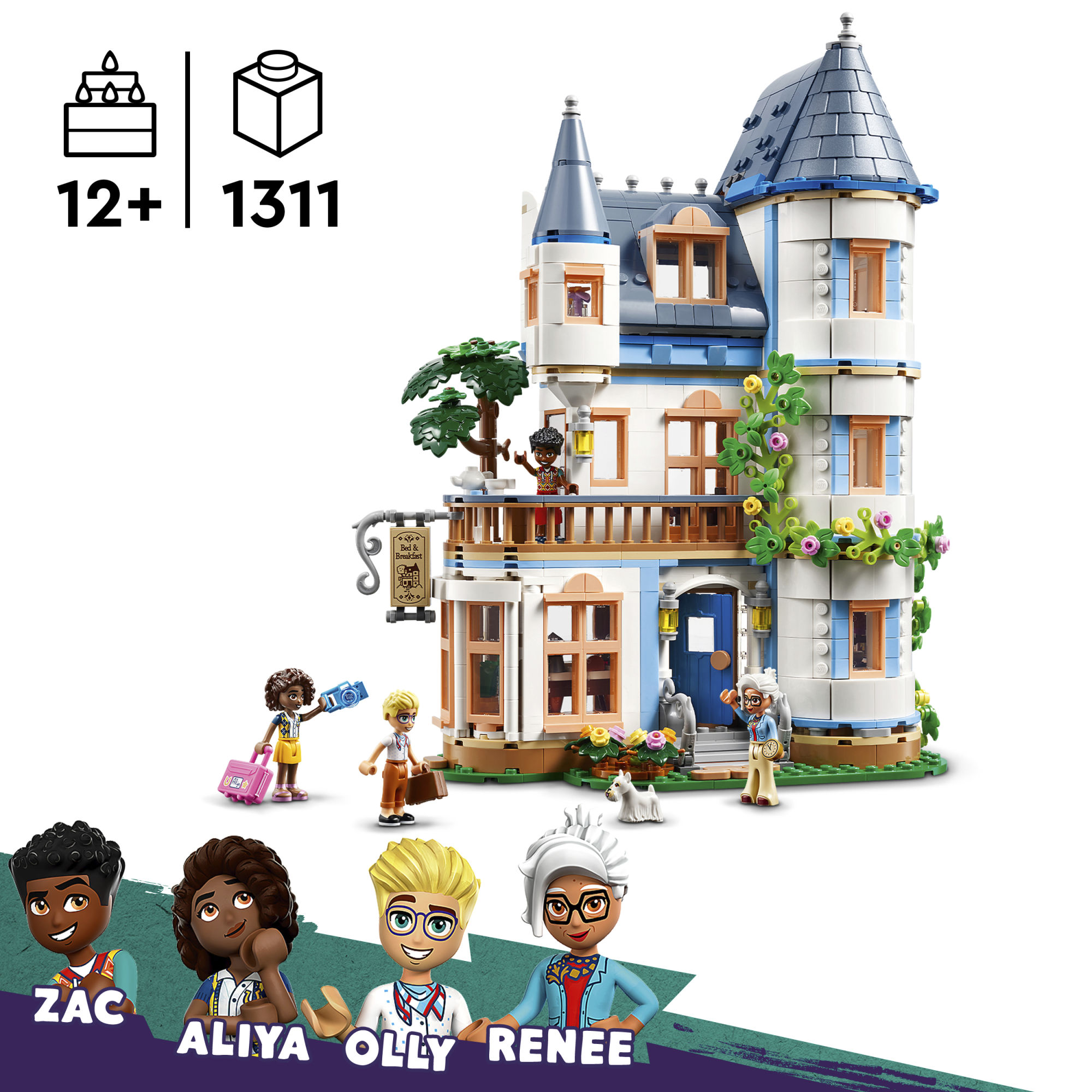 LEGO Friends - Nakvynė pilyje su pusryčiais - Image 2