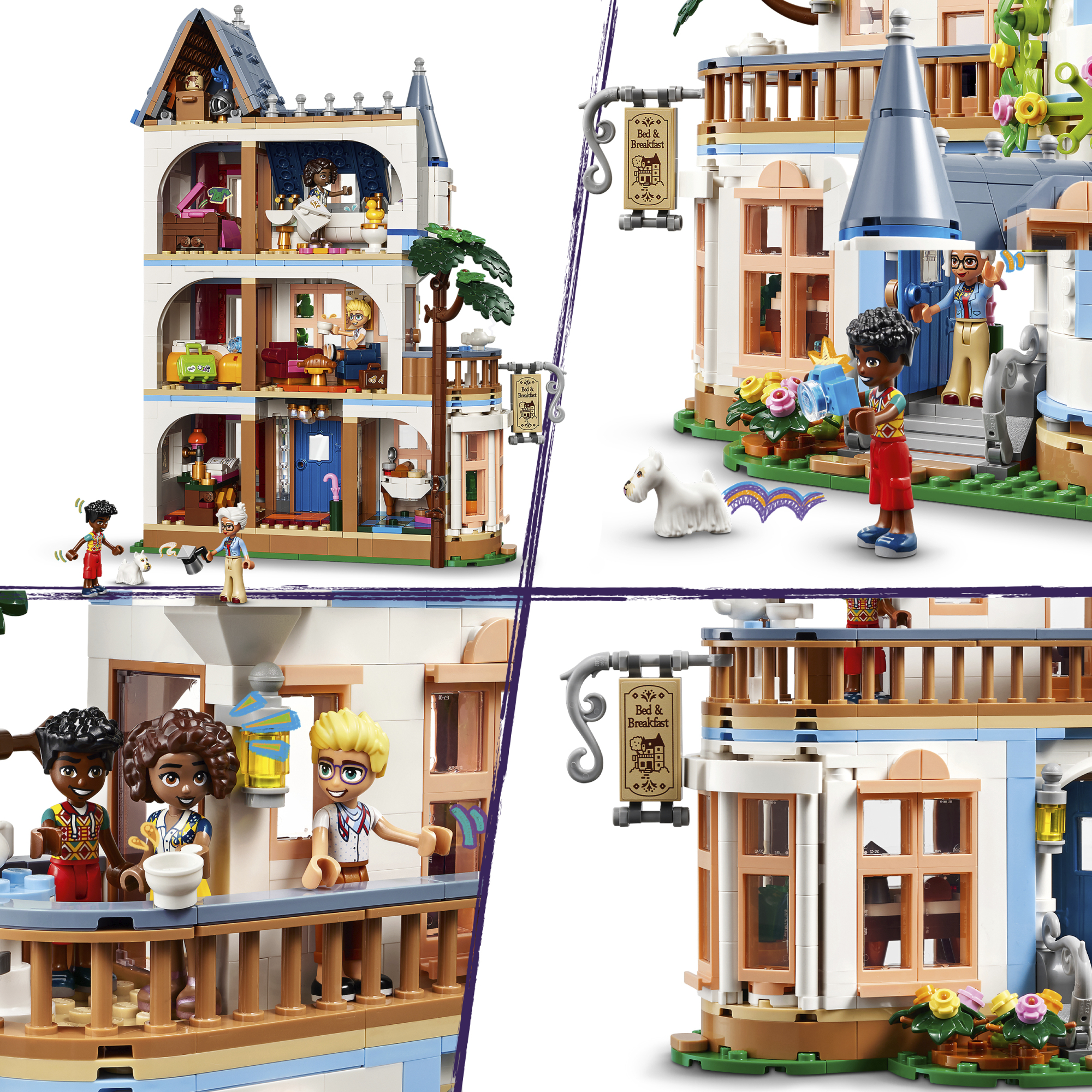 LEGO Friends - Nakvynė pilyje su pusryčiais - Image 3