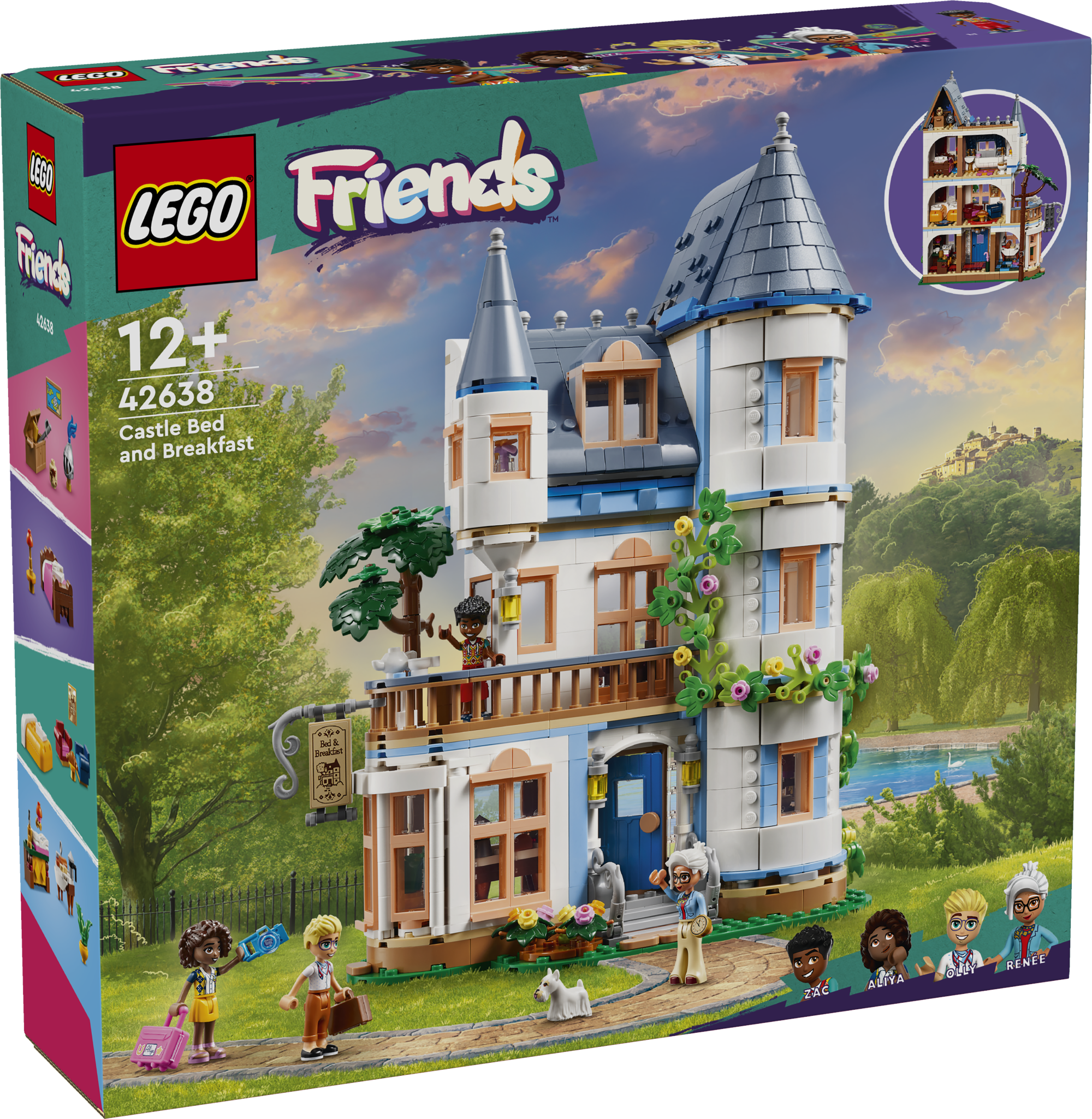 LEGO Friends - Nakvynė pilyje su pusryčiais