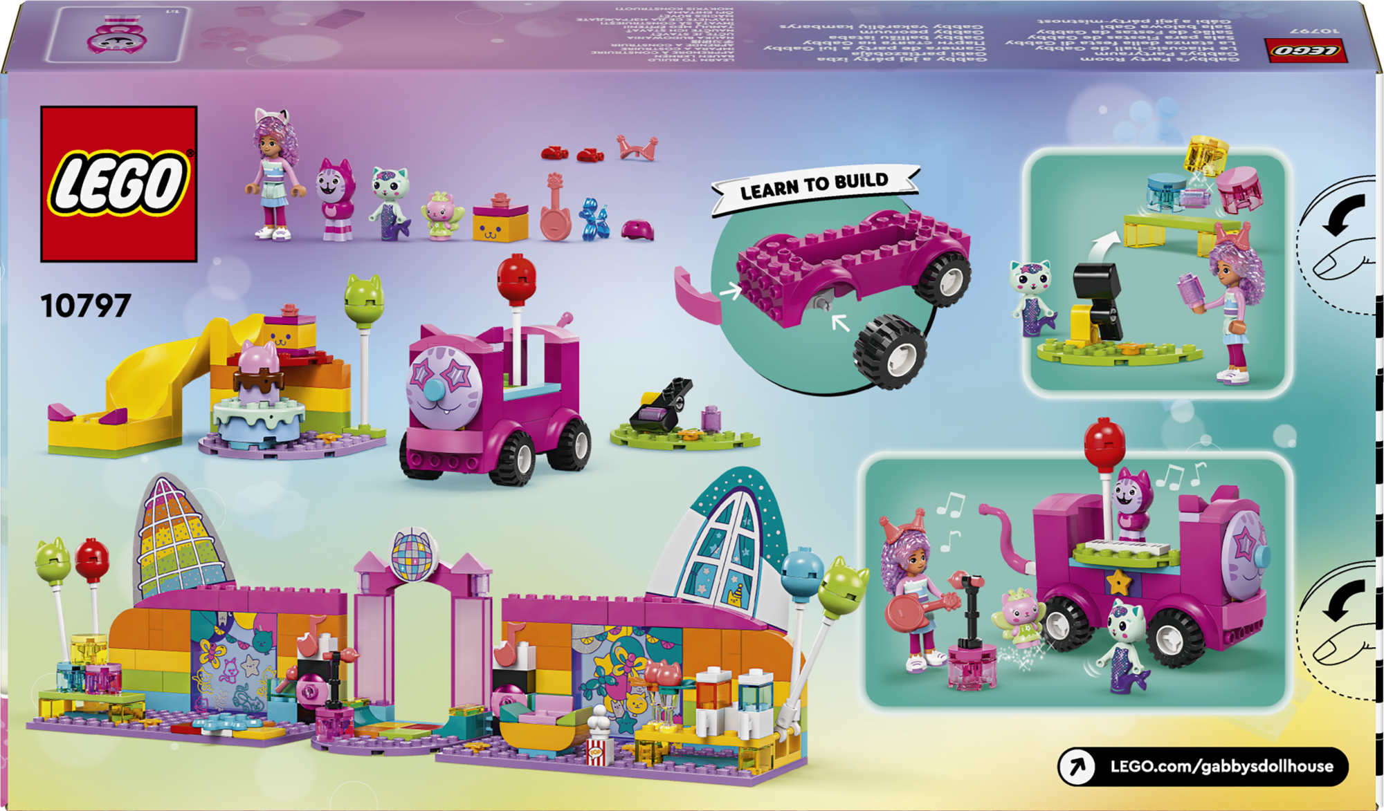 Gabby´s Dollhouse - Gabby vakarėlių kambarys, Lego - Image 4